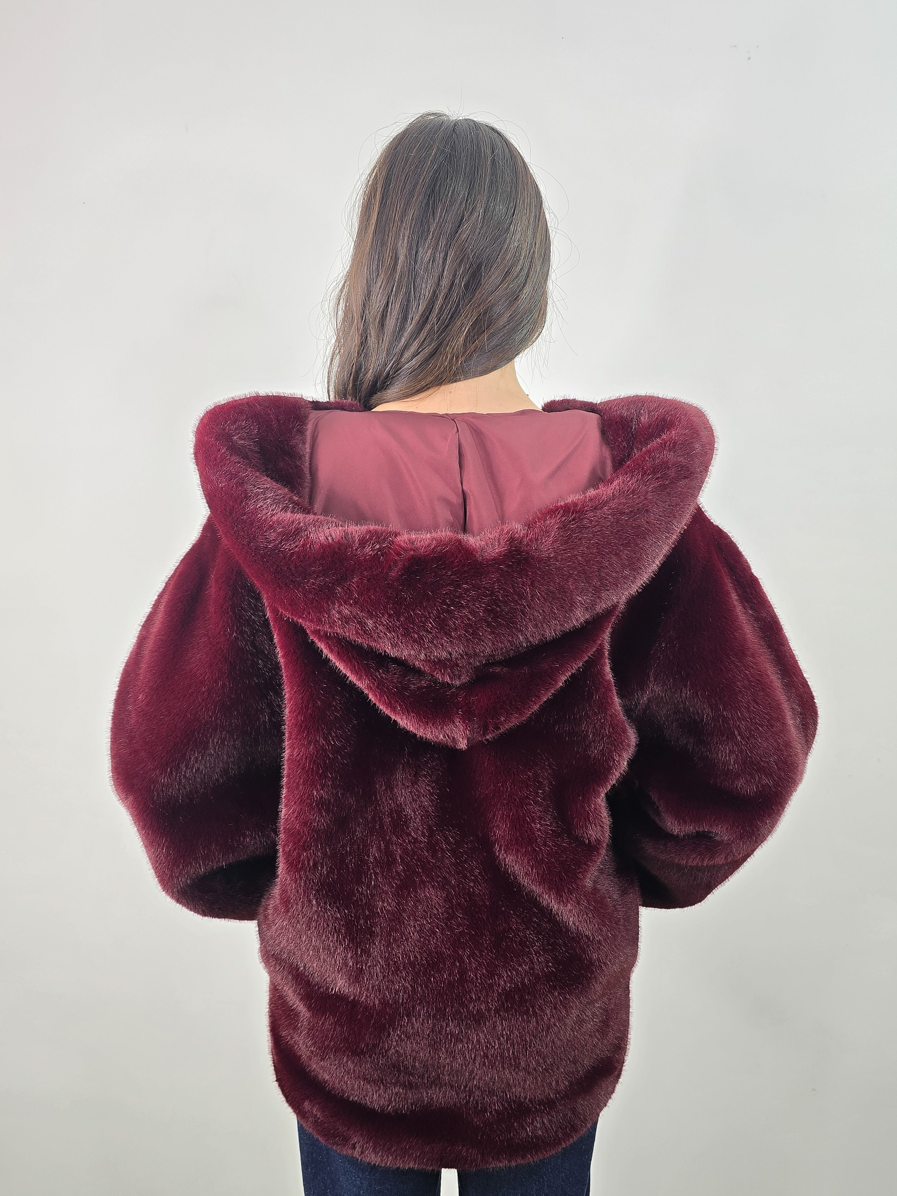Cappotto Burgunty
