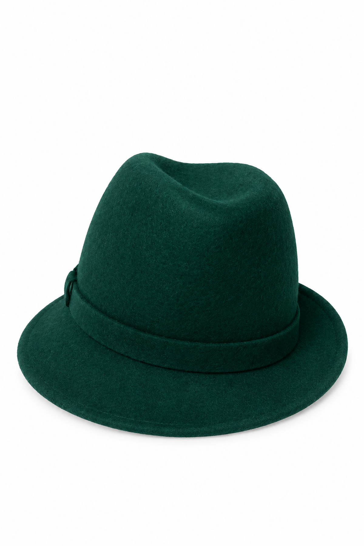 Cappello in feltro verde