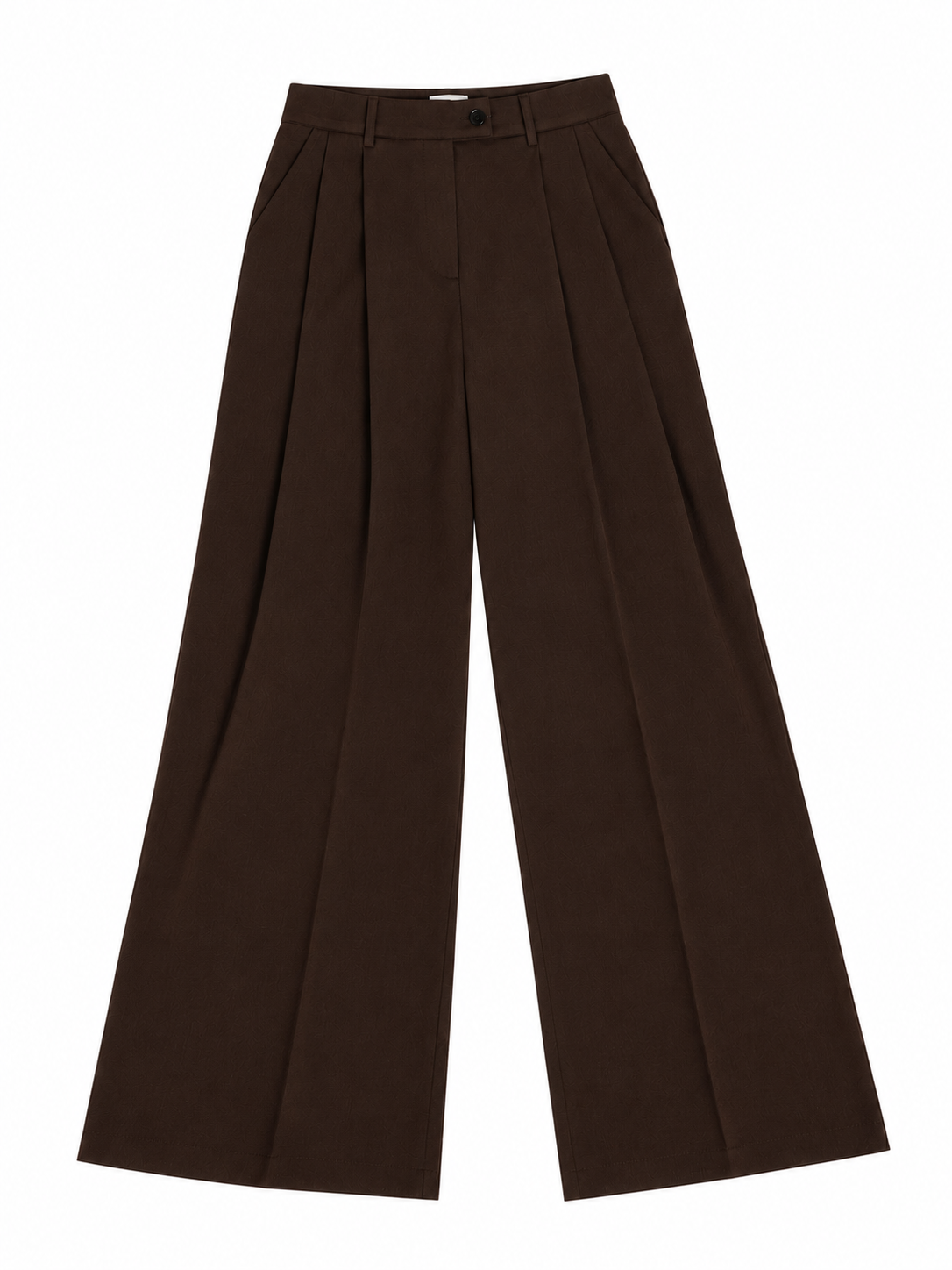 Pantalone Cloe con pinces-marrone