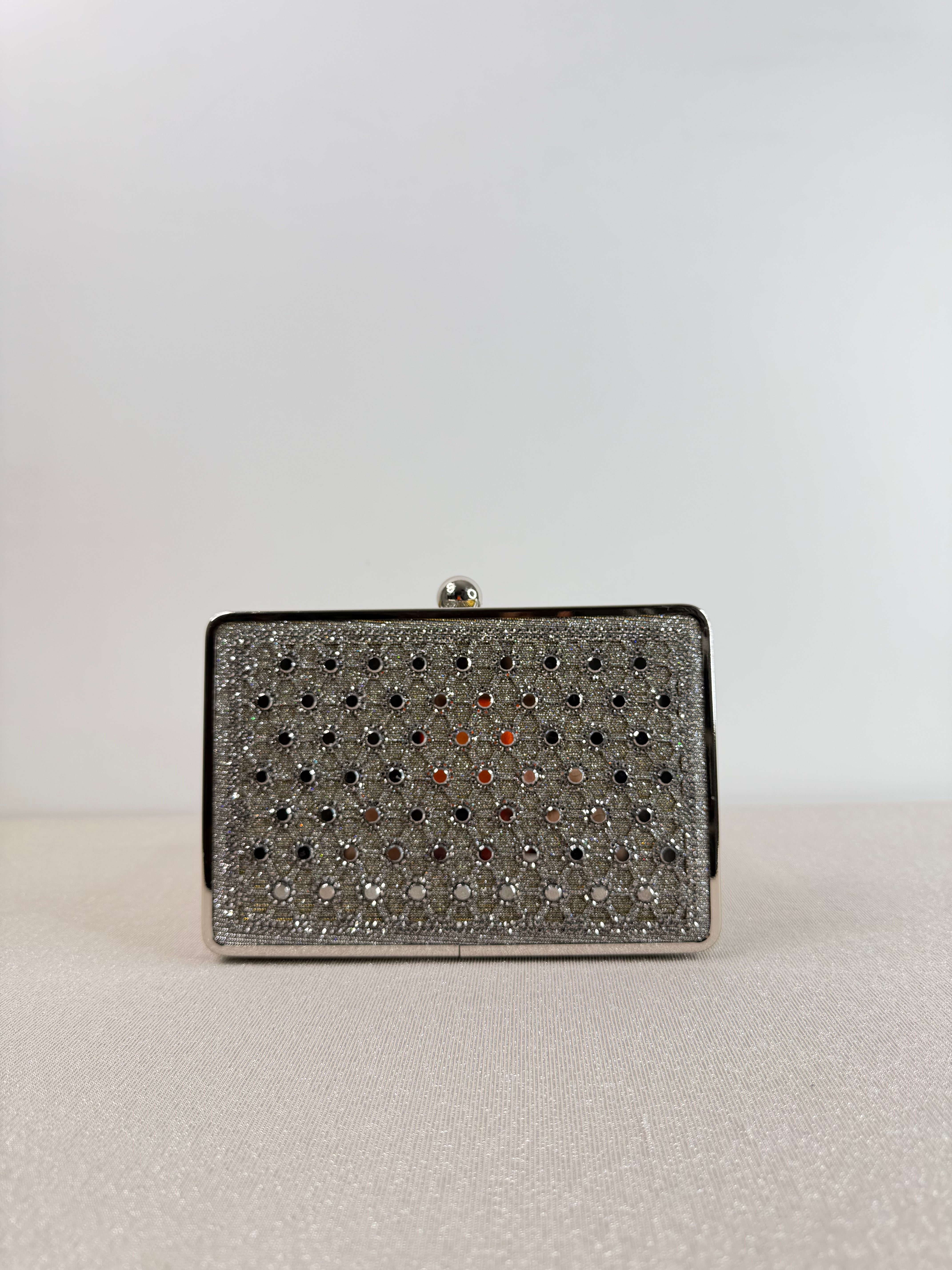 Clutch con strass