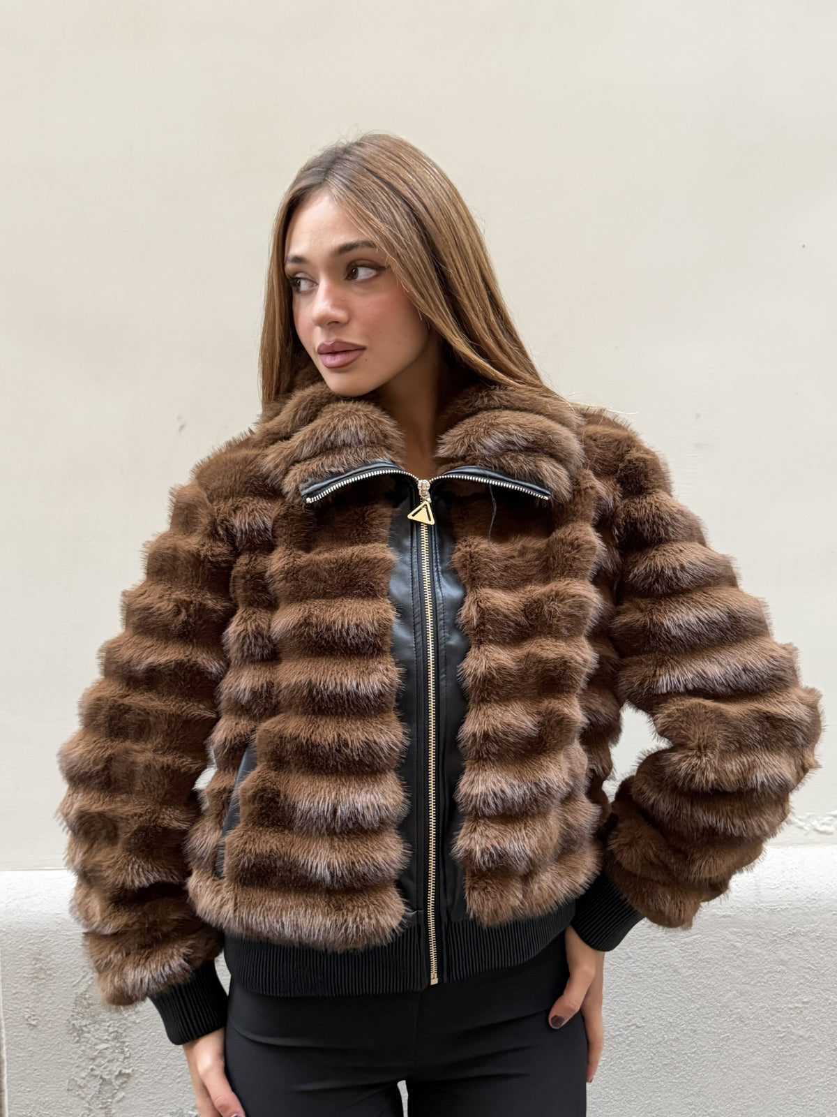 Bomber in Pelliccia Silenc L.