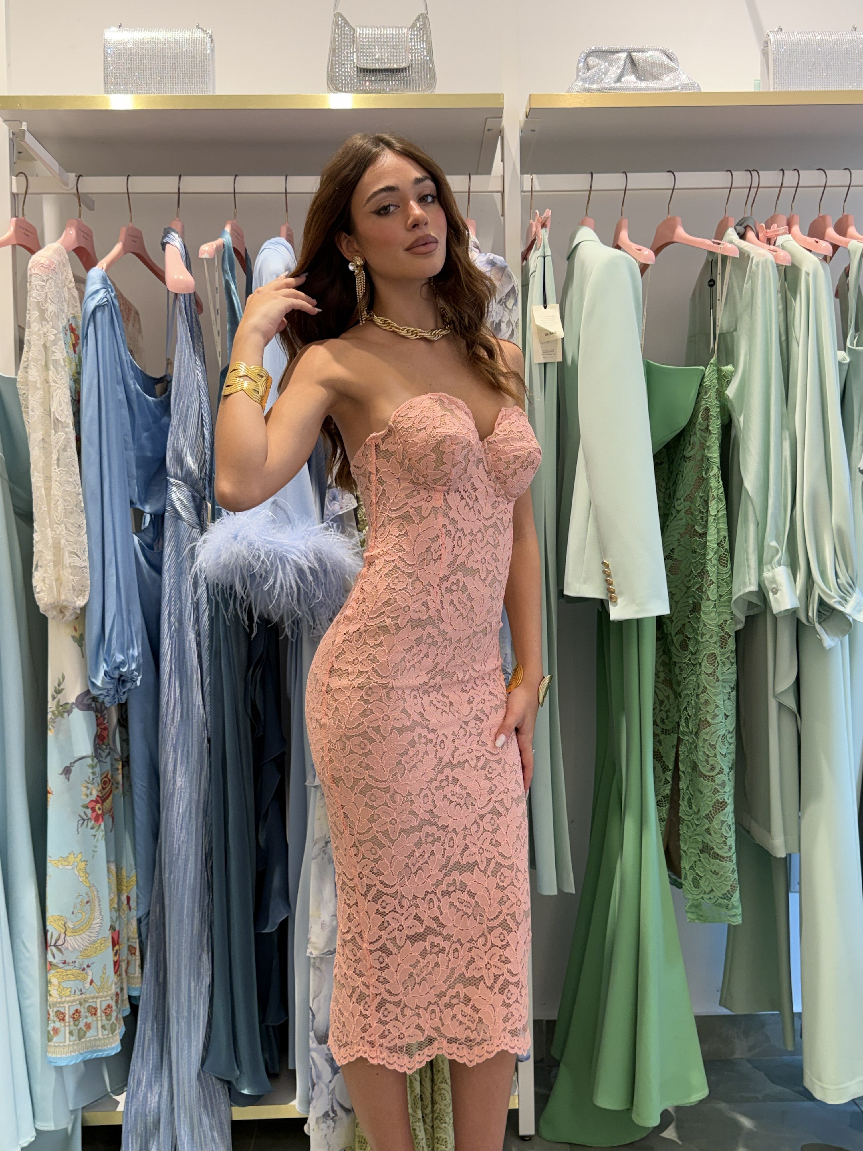 Rose Lace Silhouette