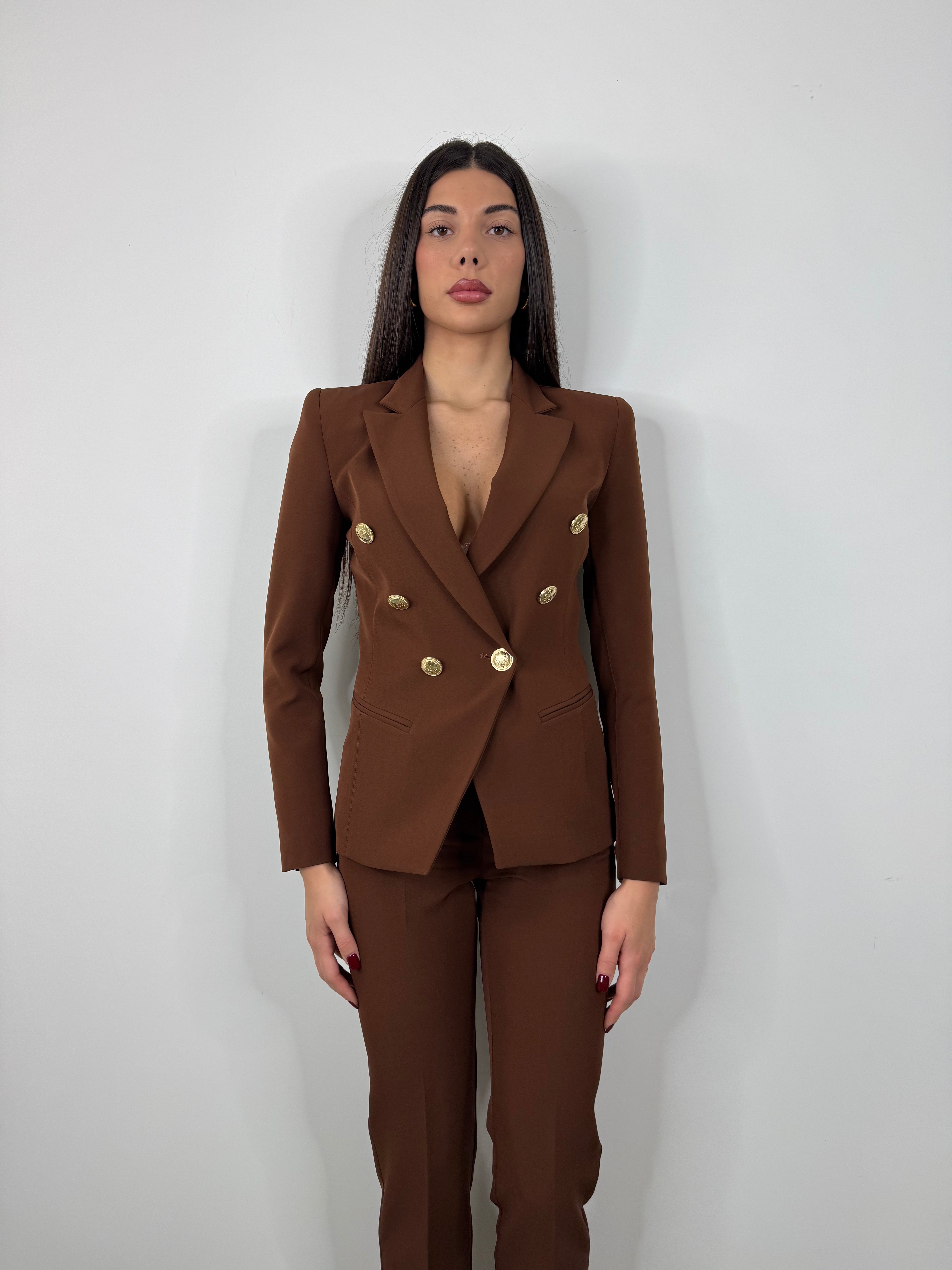 Tailleur Libra Marrone