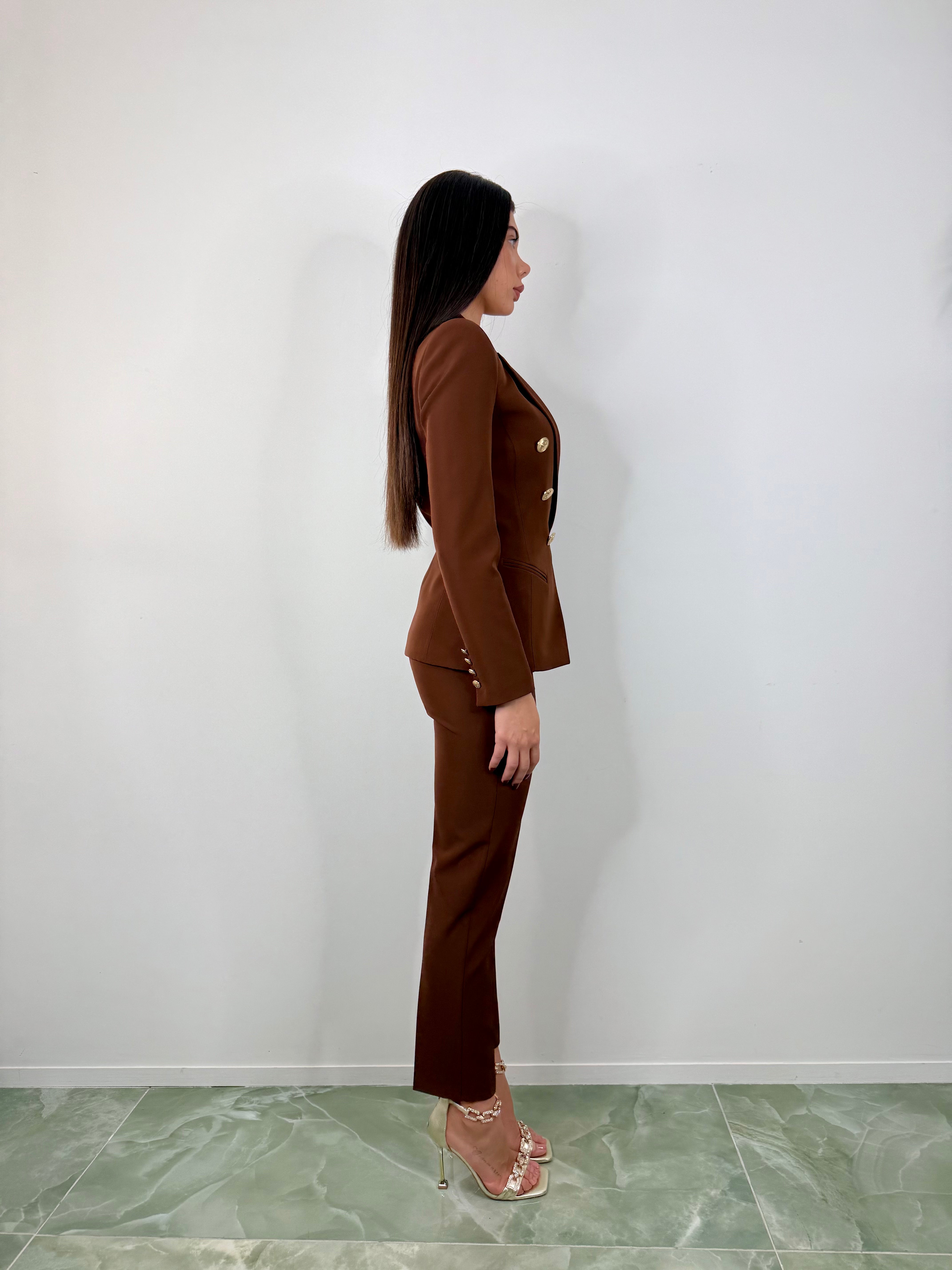 Tailleur Libra Marrone
