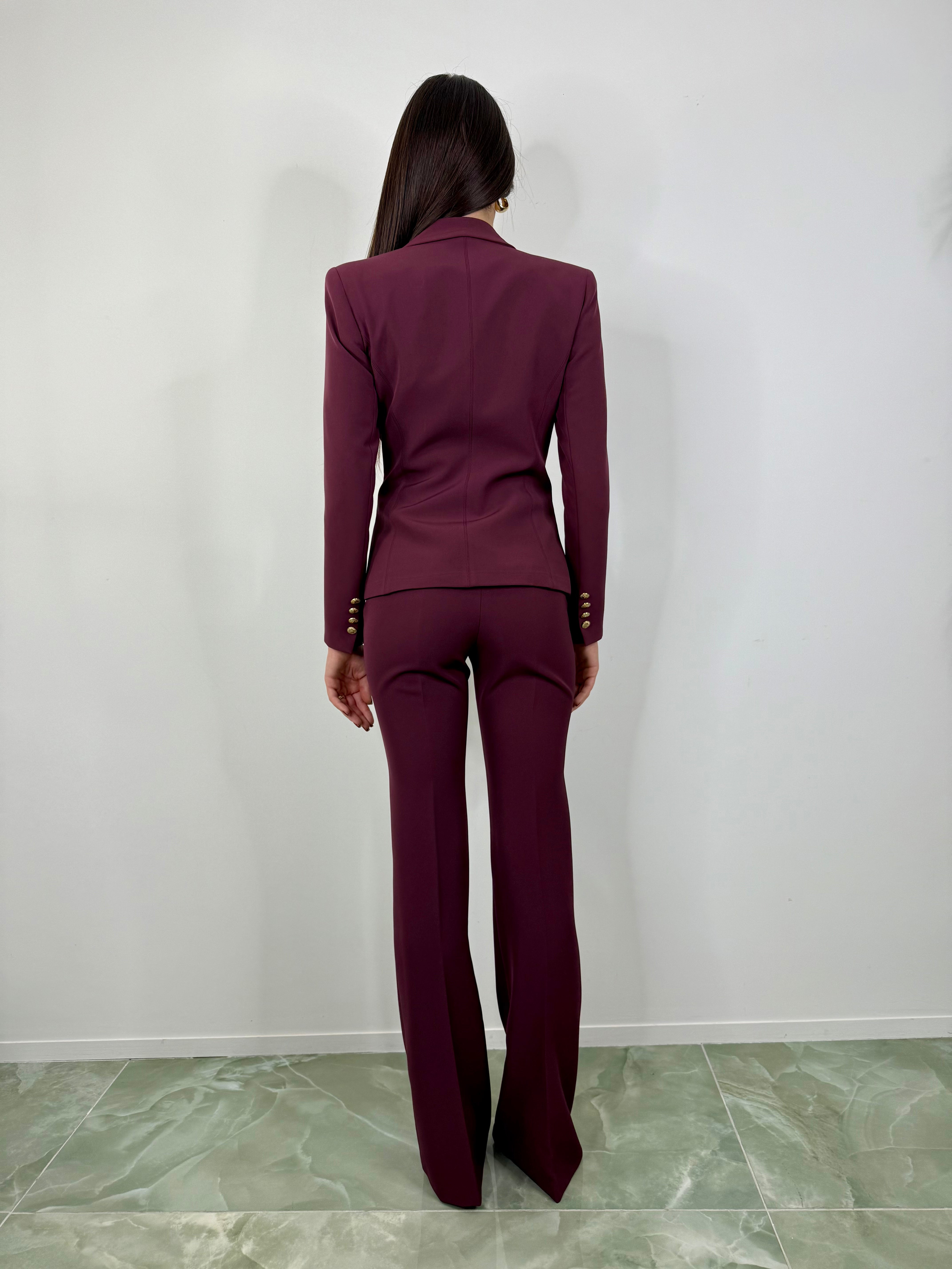 Tailleur Libra Borgogna