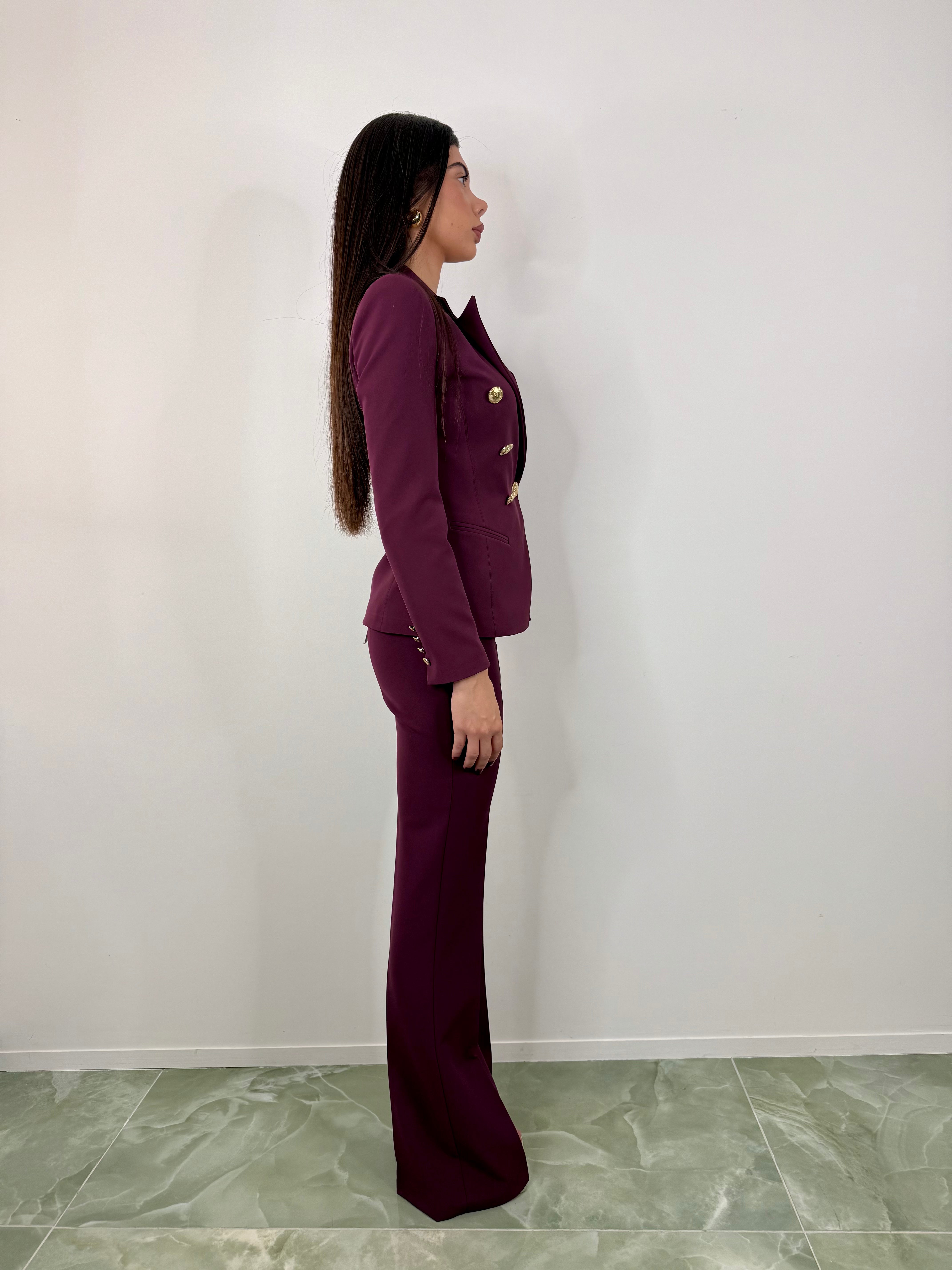 Tailleur Libra Borgogna