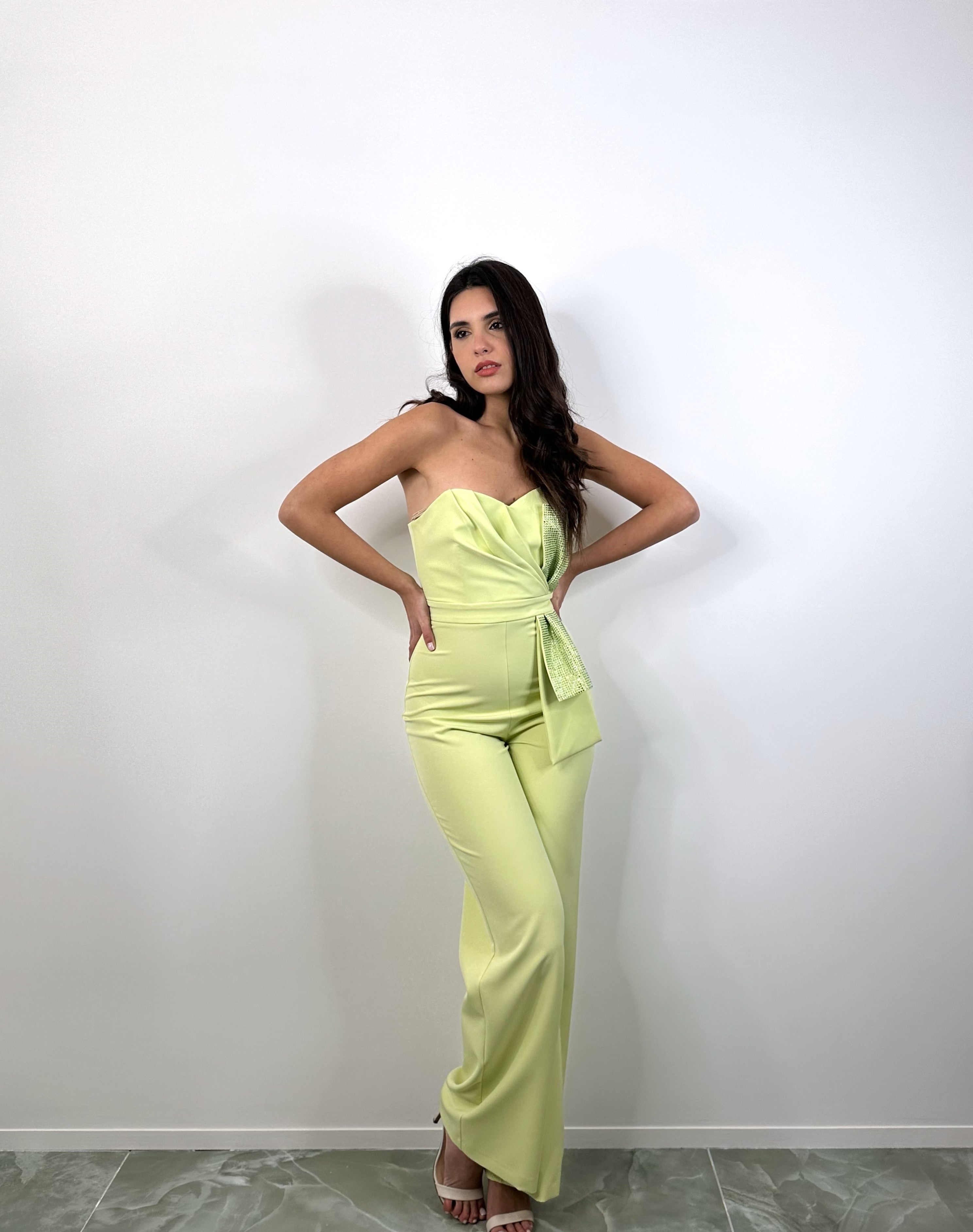 Jump suit Candy strass