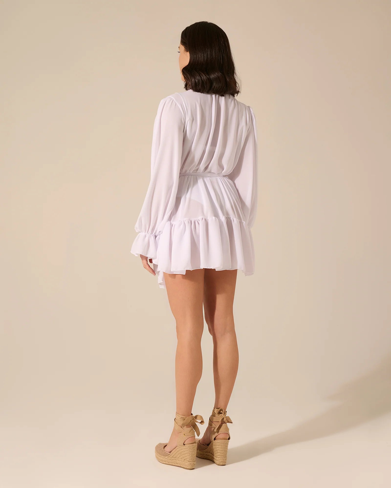 Kimono Romantic Bianco Bridal