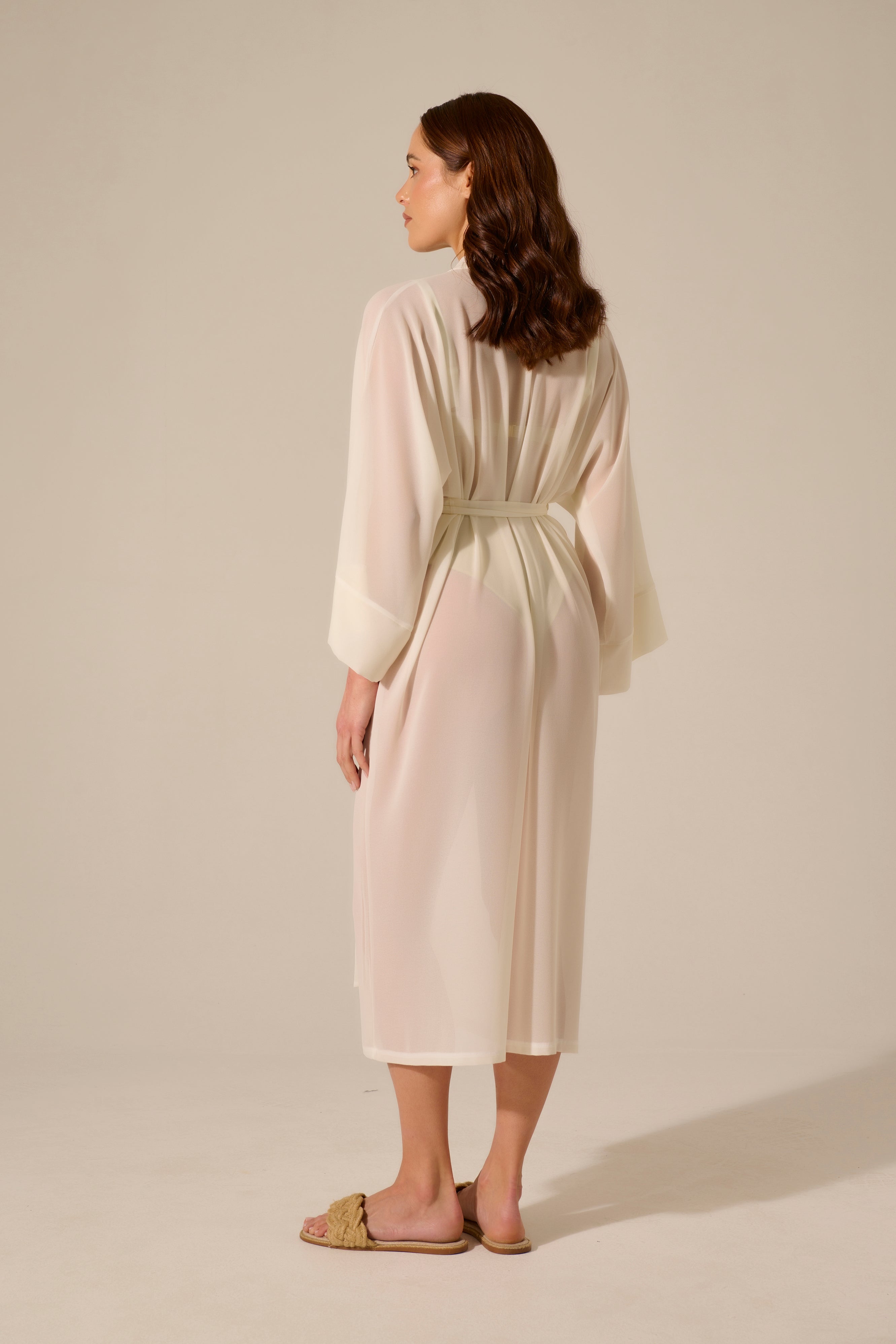 Kimono Giappo Midi Avorio