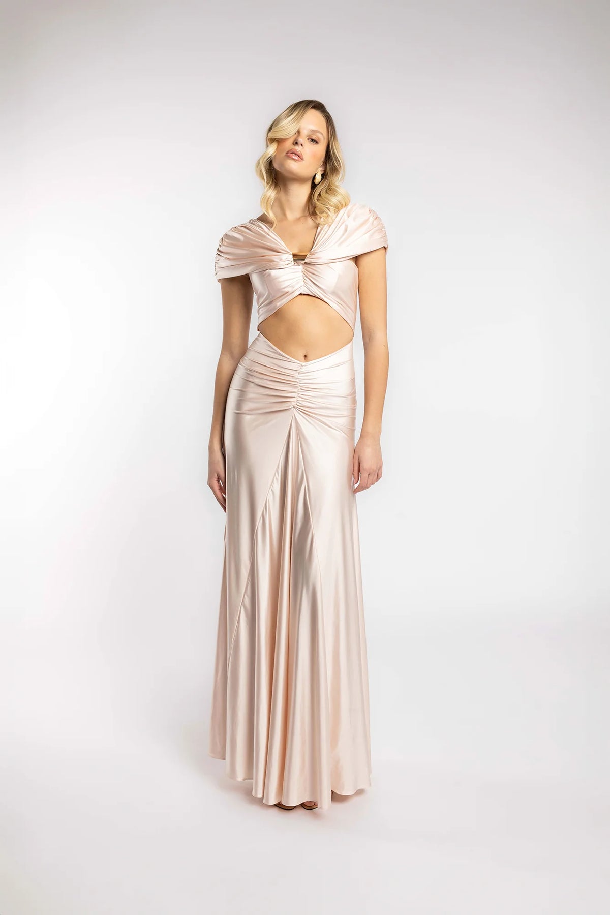 Golden mirage gown