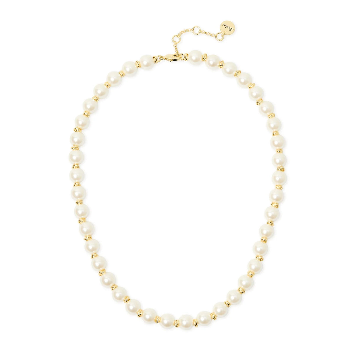 Collana perle Eve - Oro e bianco
