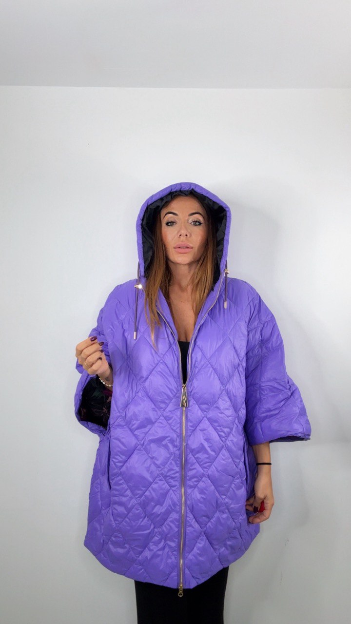 Cappa Piumino Viola