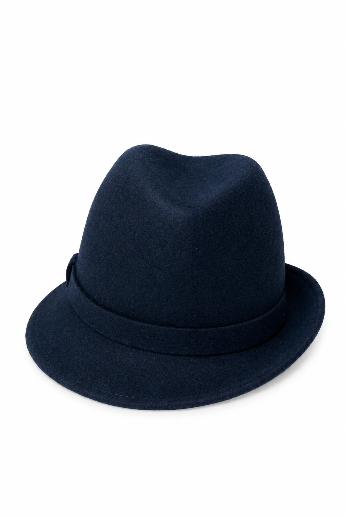 Cappello in feltro blu