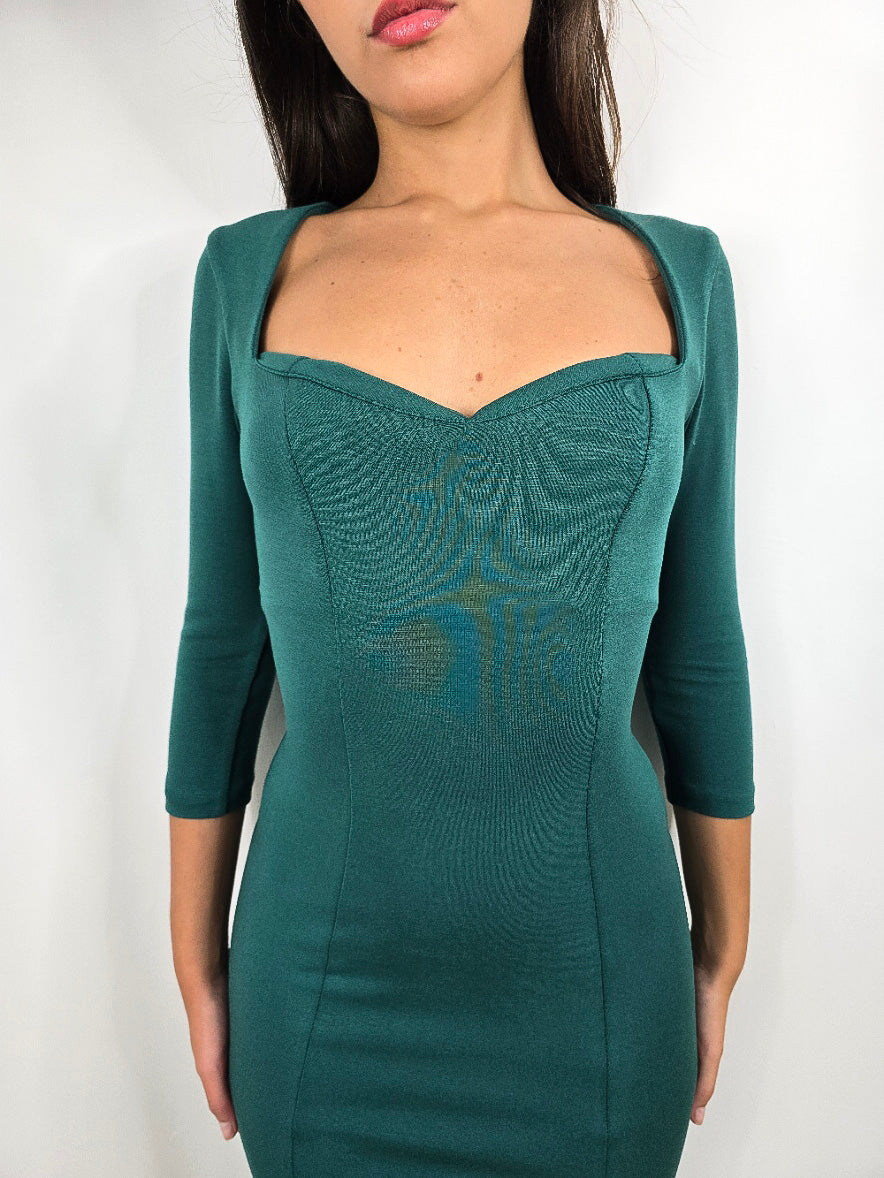 Office Dress Verde