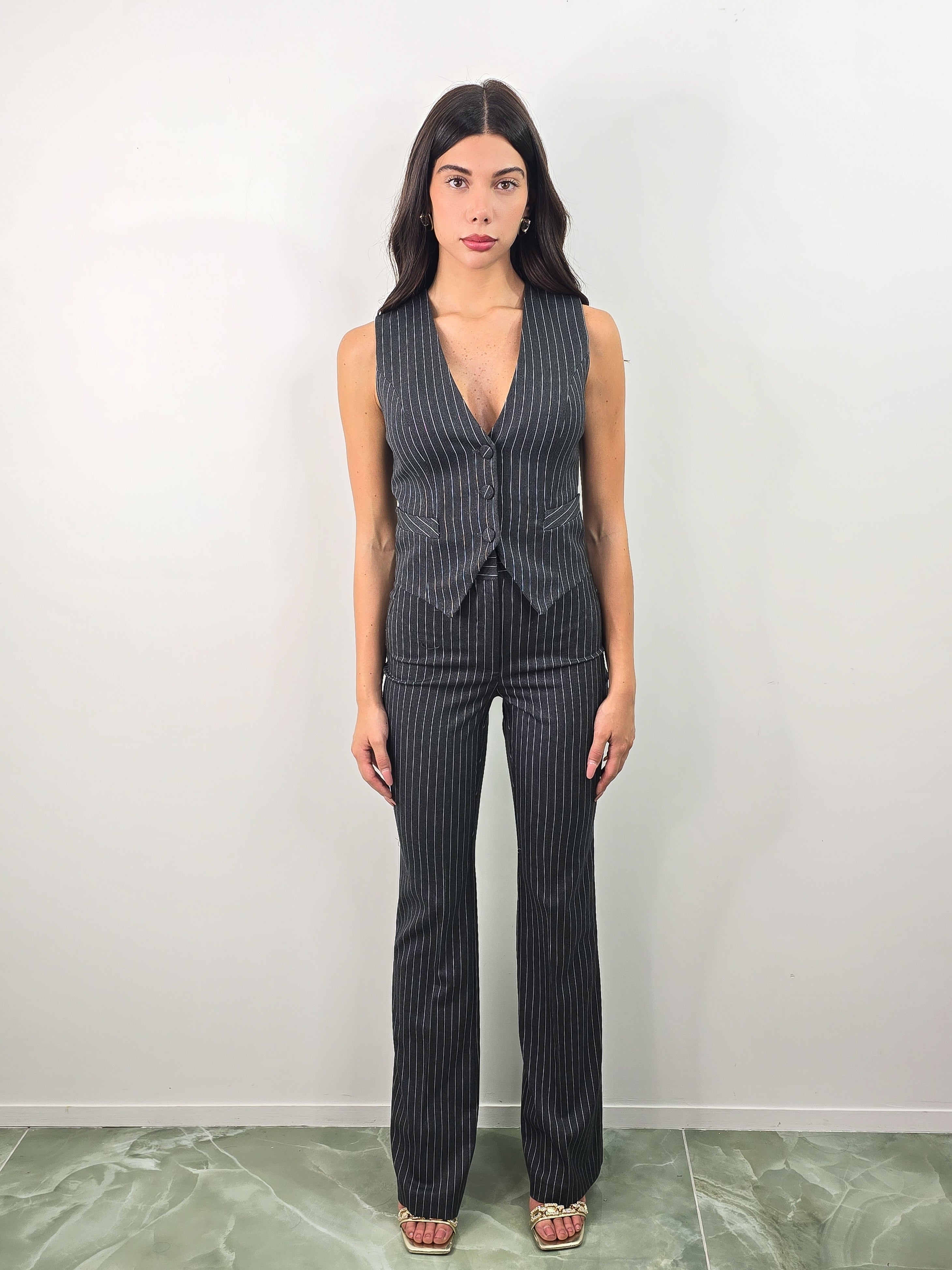 Tailleur Pinstripea Righe