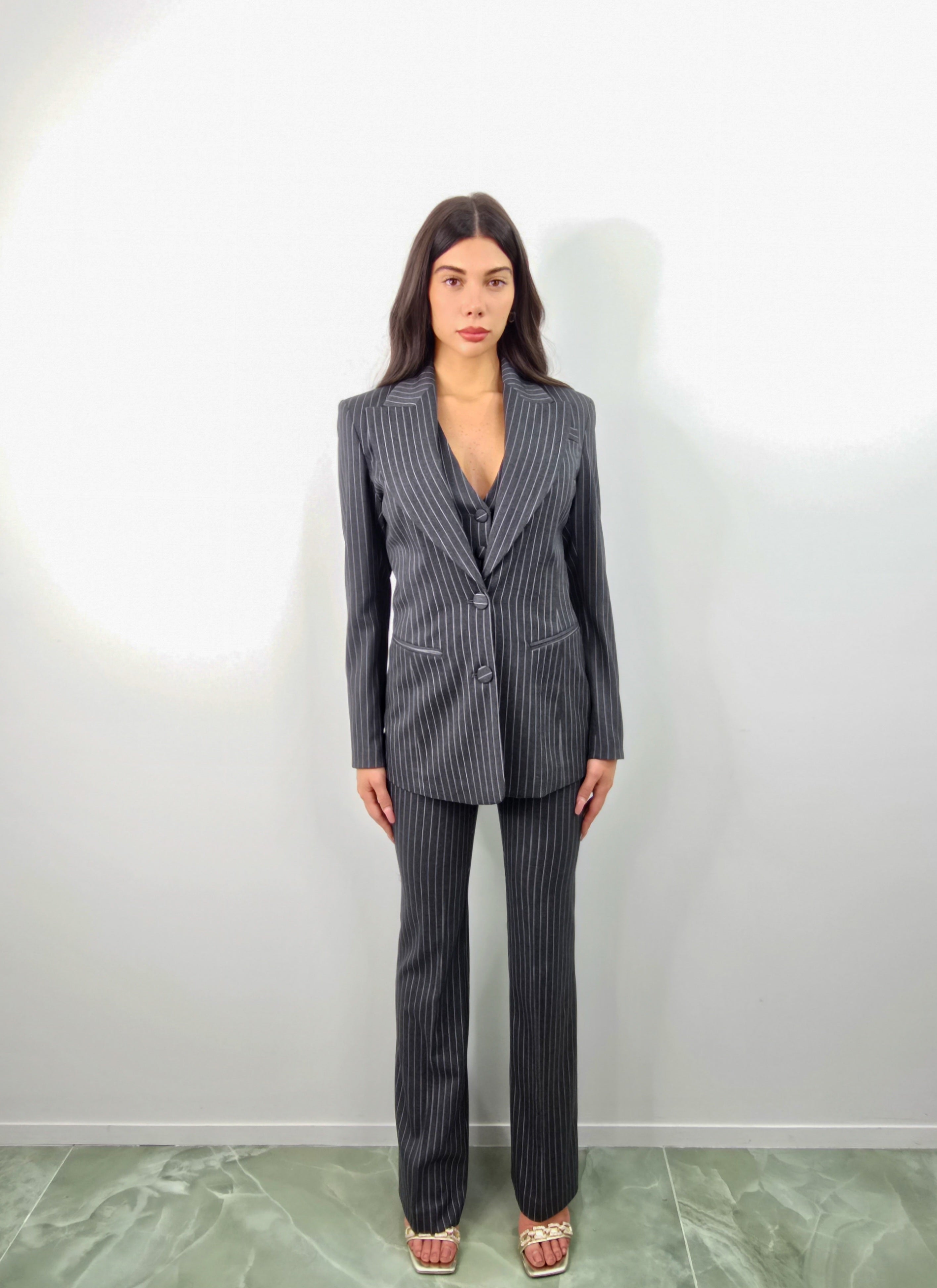 Tailleur Pinstripea Righe