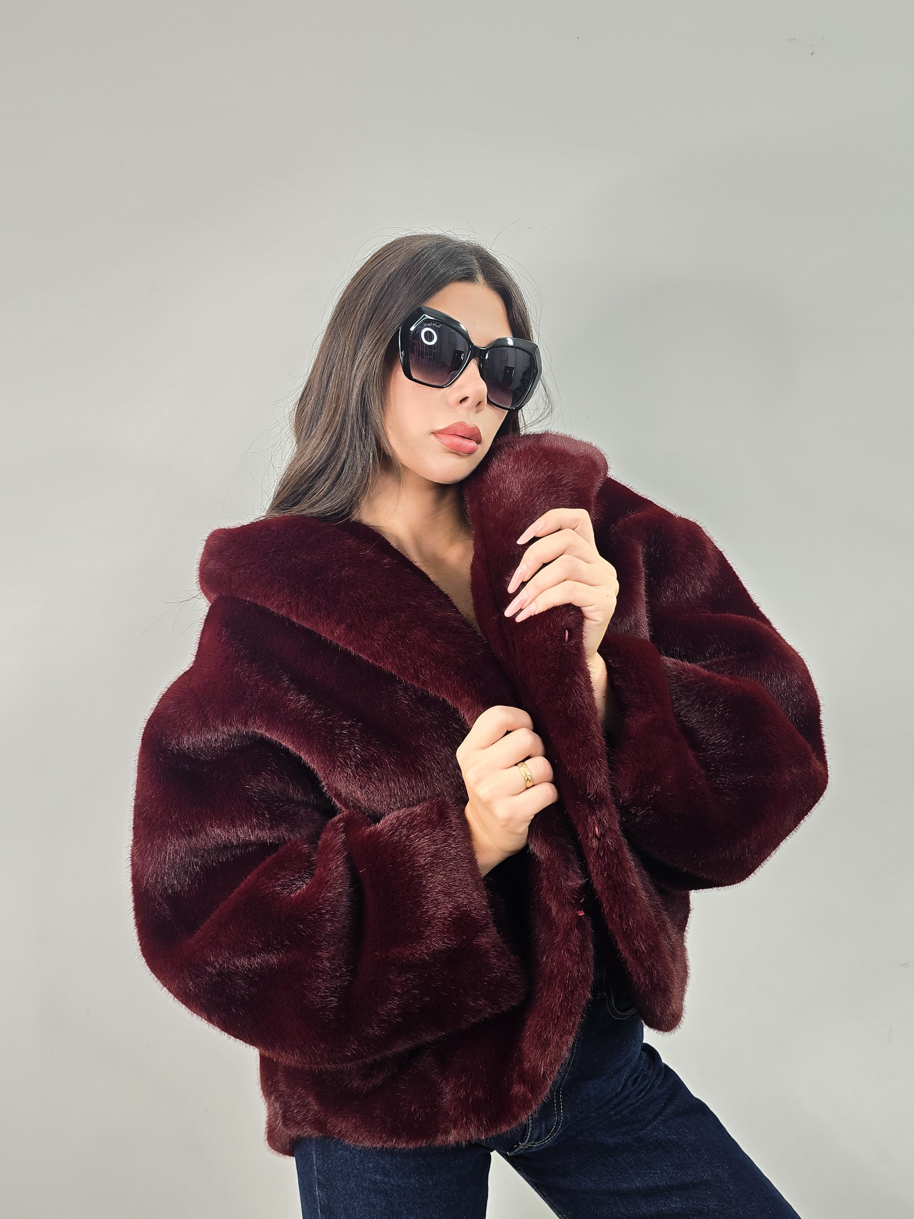 Cappotto Burgunty