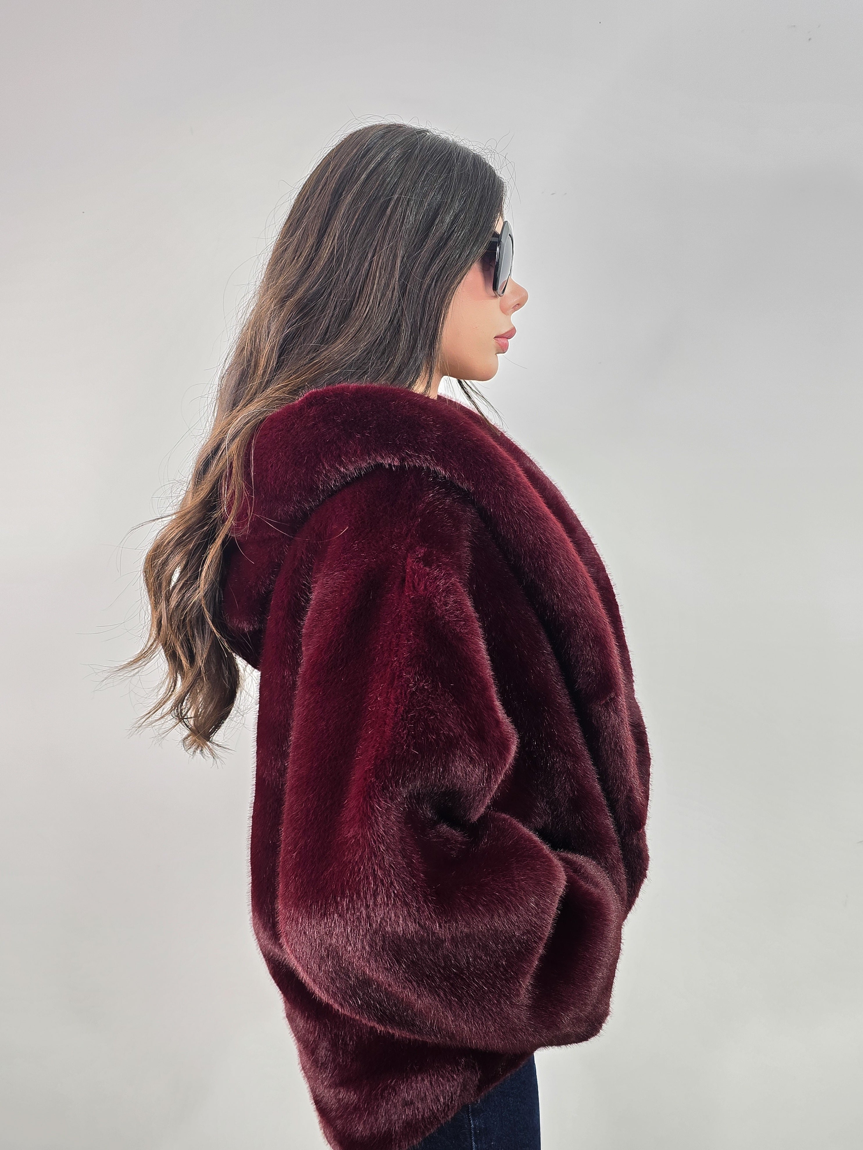 Cappotto Burgunty