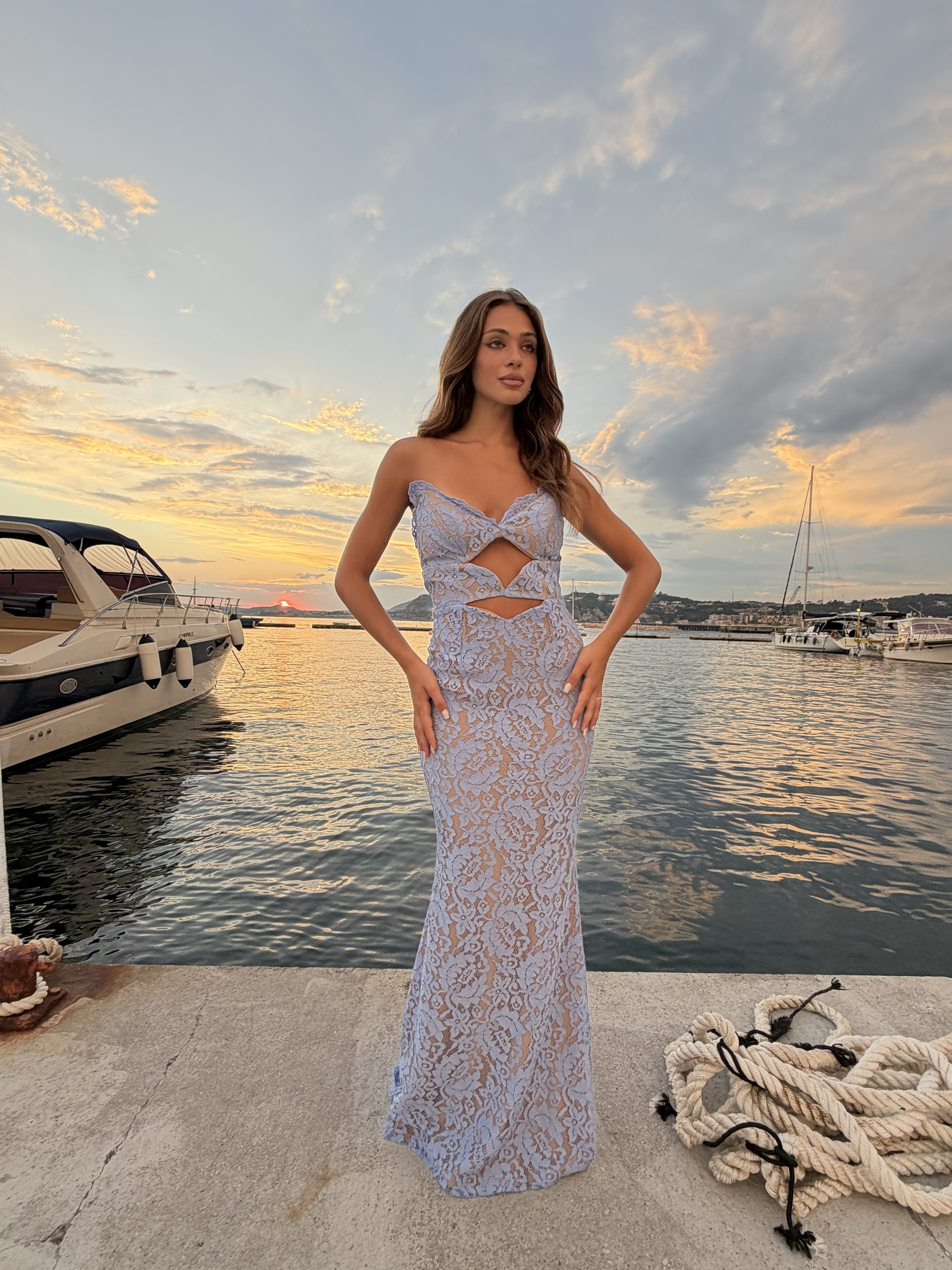 Mermaide cut out dress