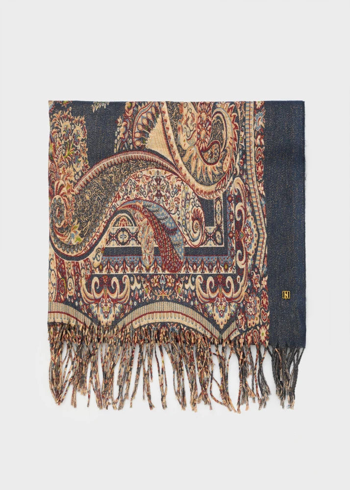 Sciarpa Caroline stampa paisley
