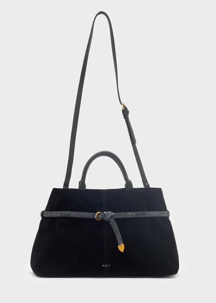 Borsa Melissa con dettagli in pitone