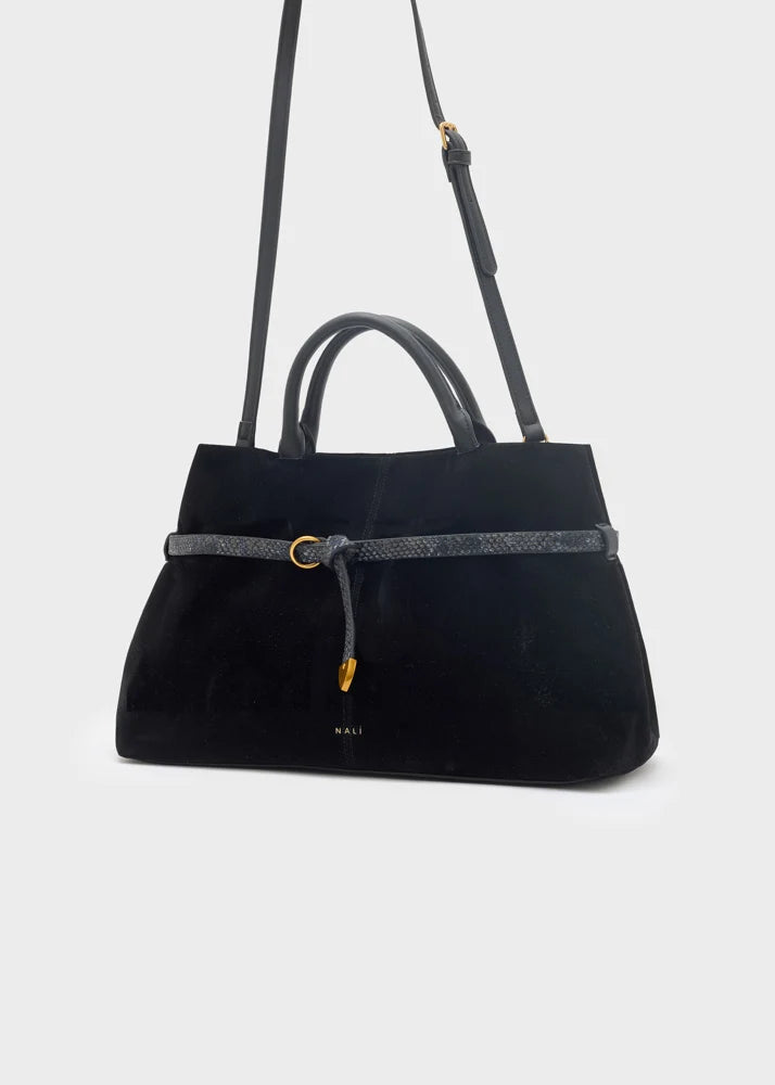 Borsa Melissa con dettagli in pitone