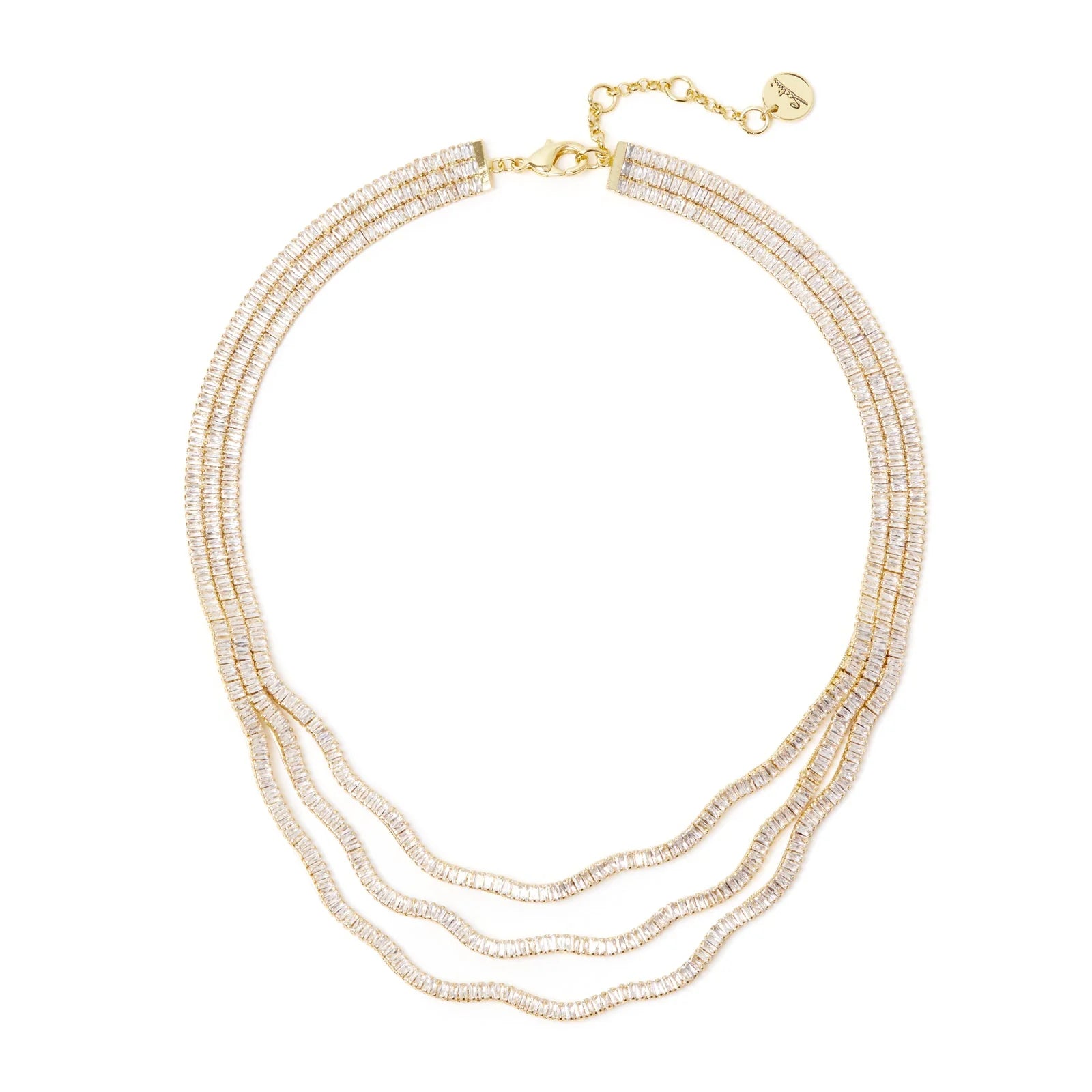 Collana corta a tre fili Serenissima - Bianco