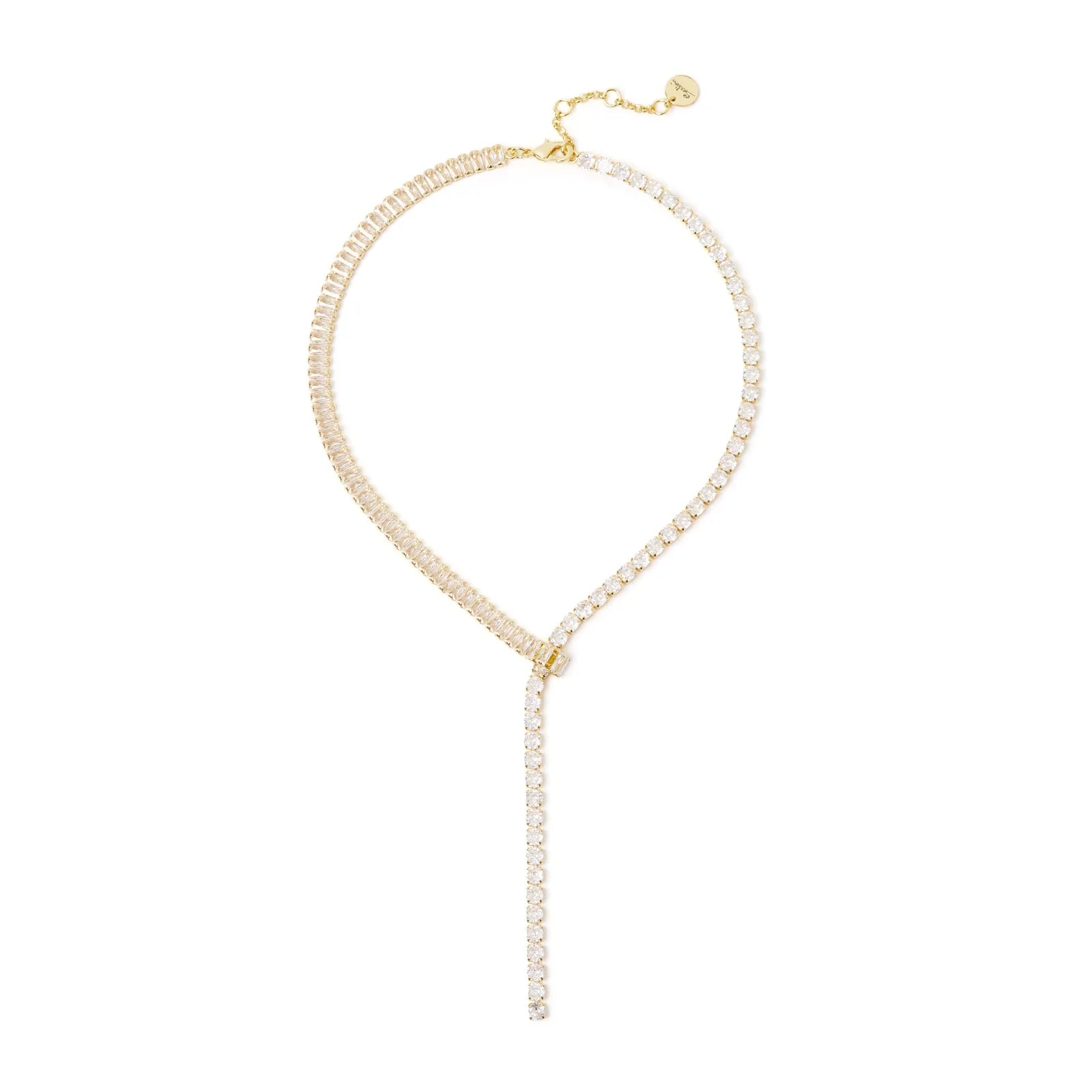 Collana a Y Serenissima - Bianco