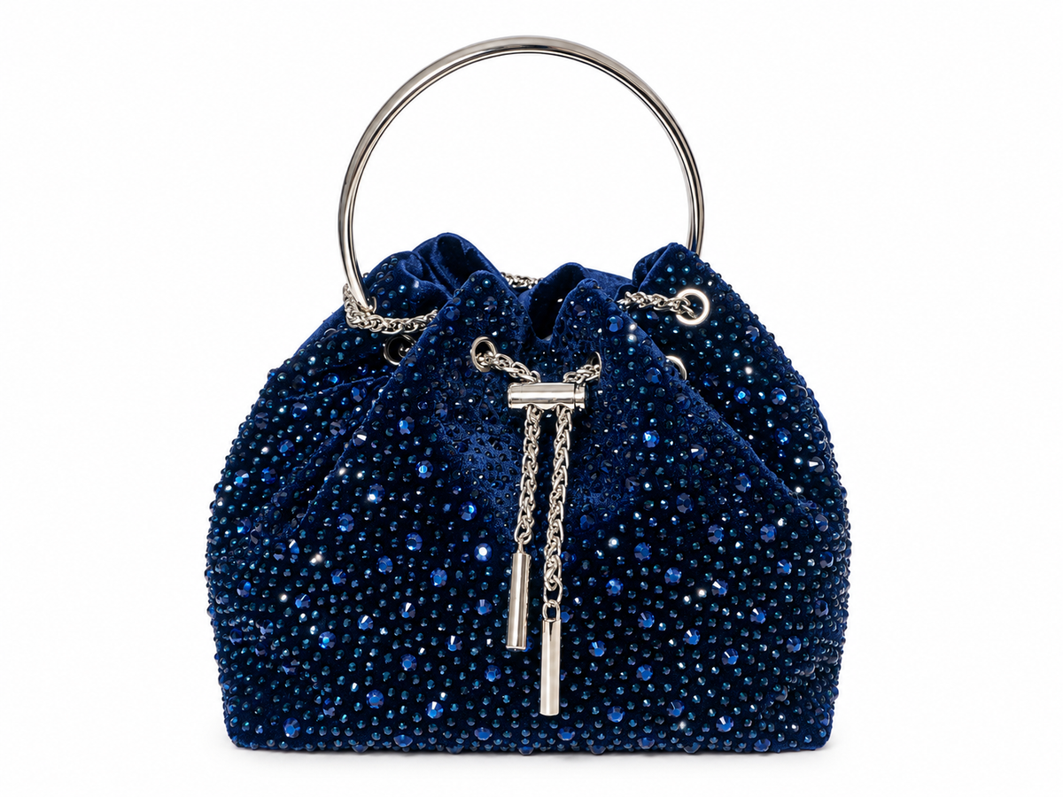 Borsa secchiello Glamour Blu Royal