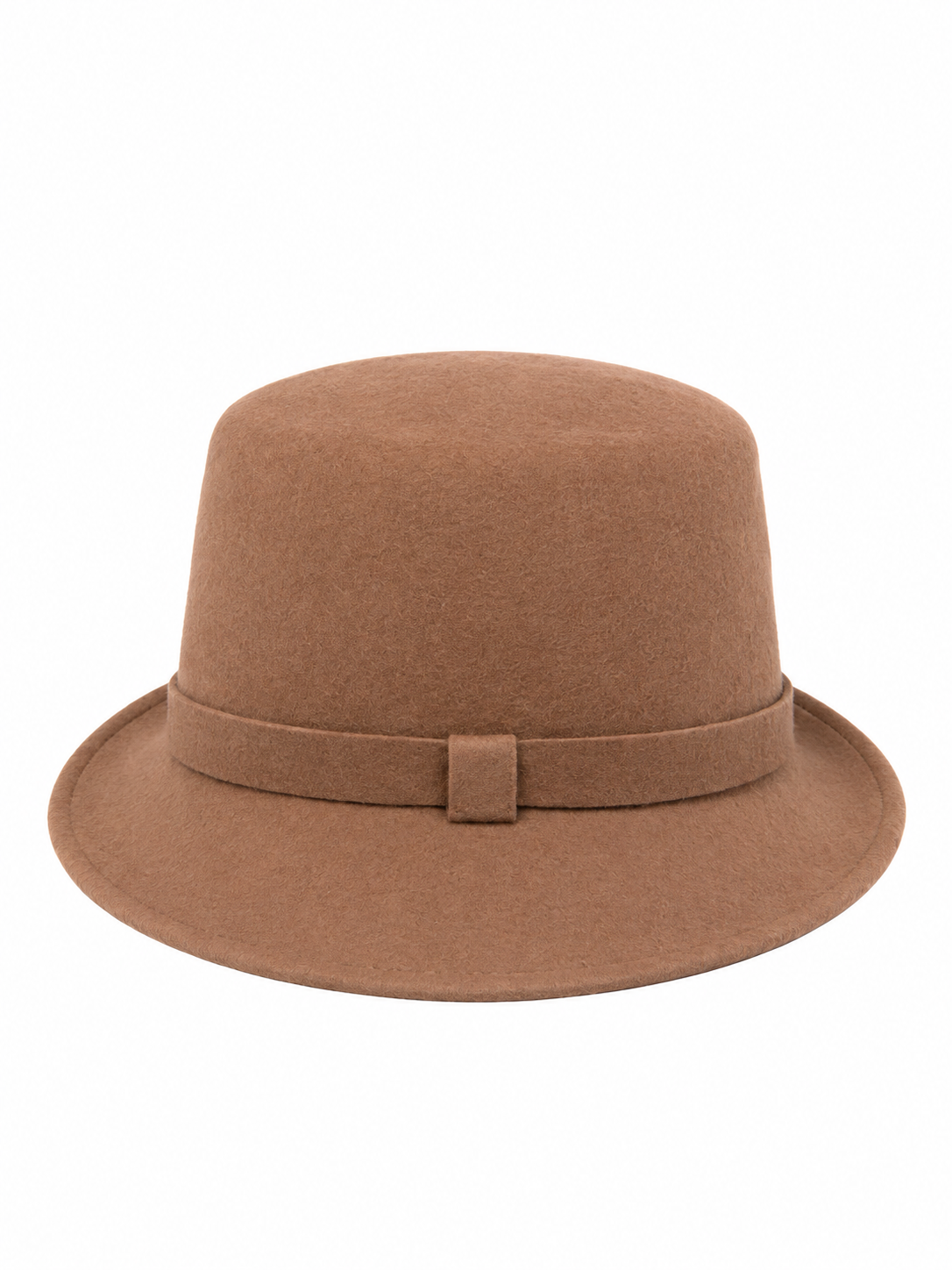 Cappello in feltro cammello