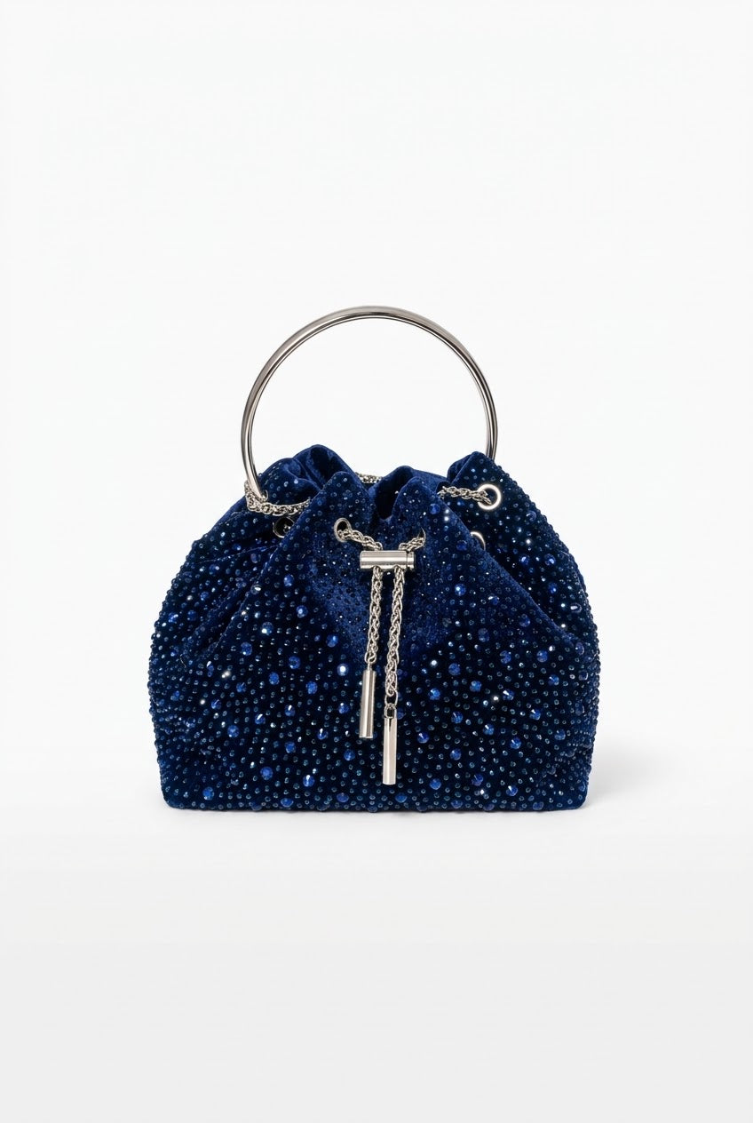 Borsa secchiello Glamour Blu Royal