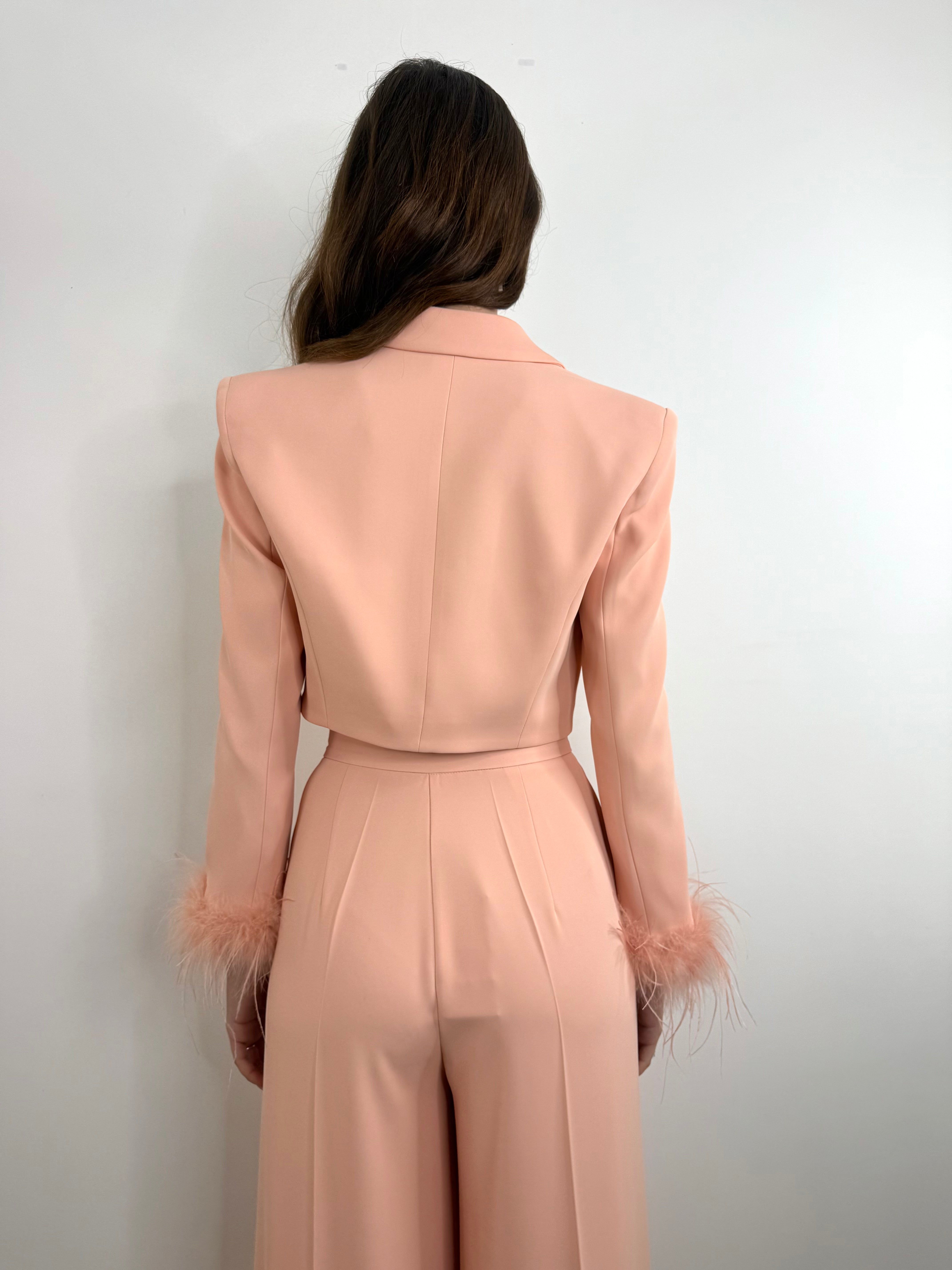 Tailleur Plume Crop