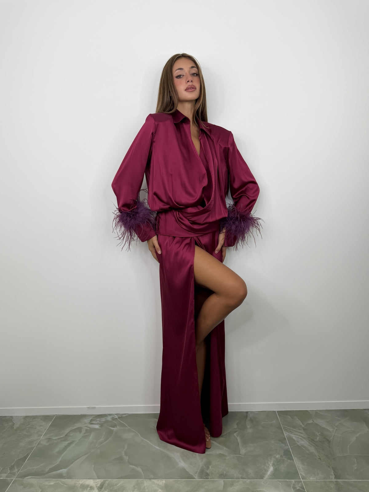 Abito con Spacco Valeria Mazza