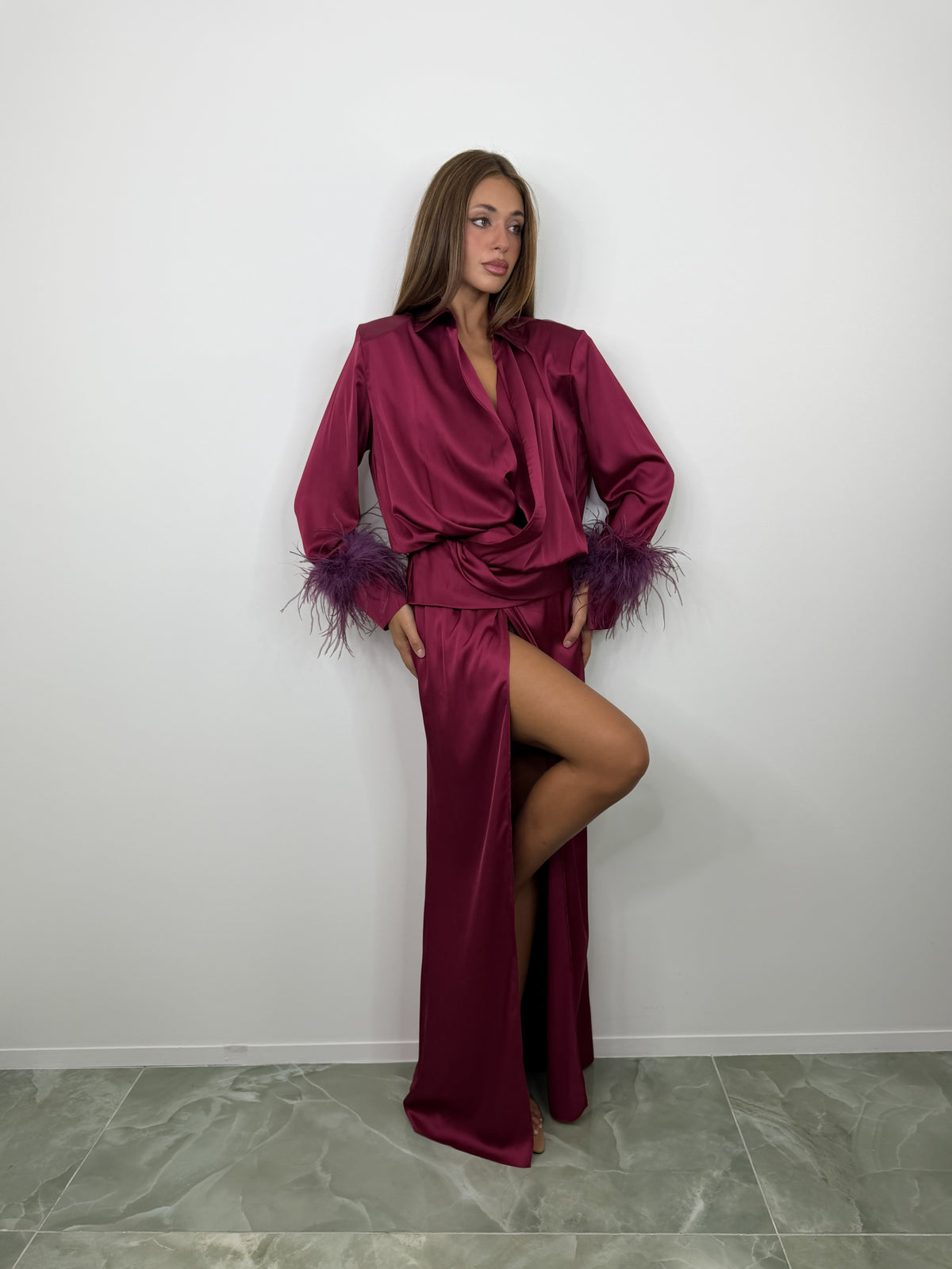 Abito con Spacco Valeria Mazza