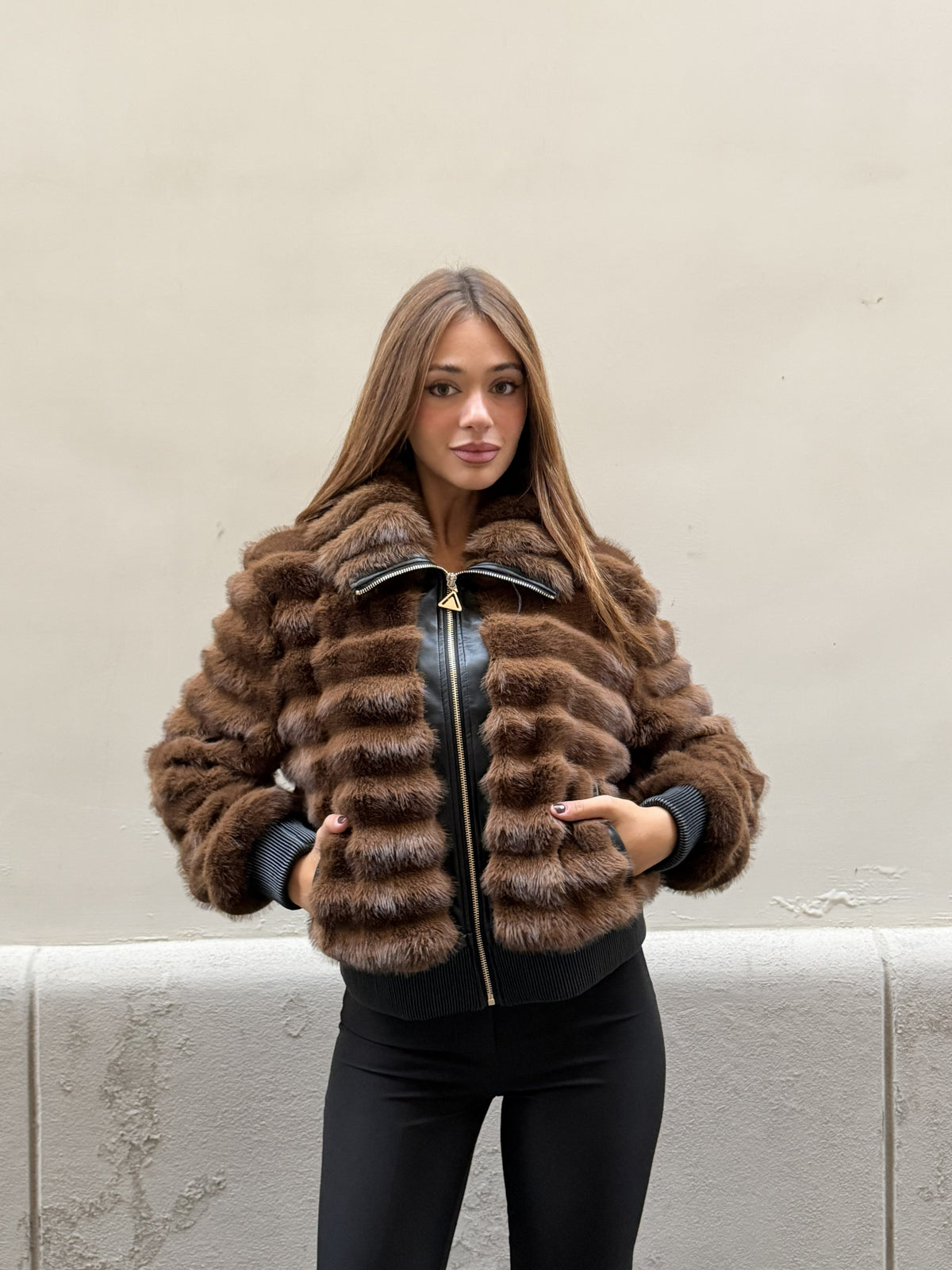 Bomber in Pelliccia Silenc L.