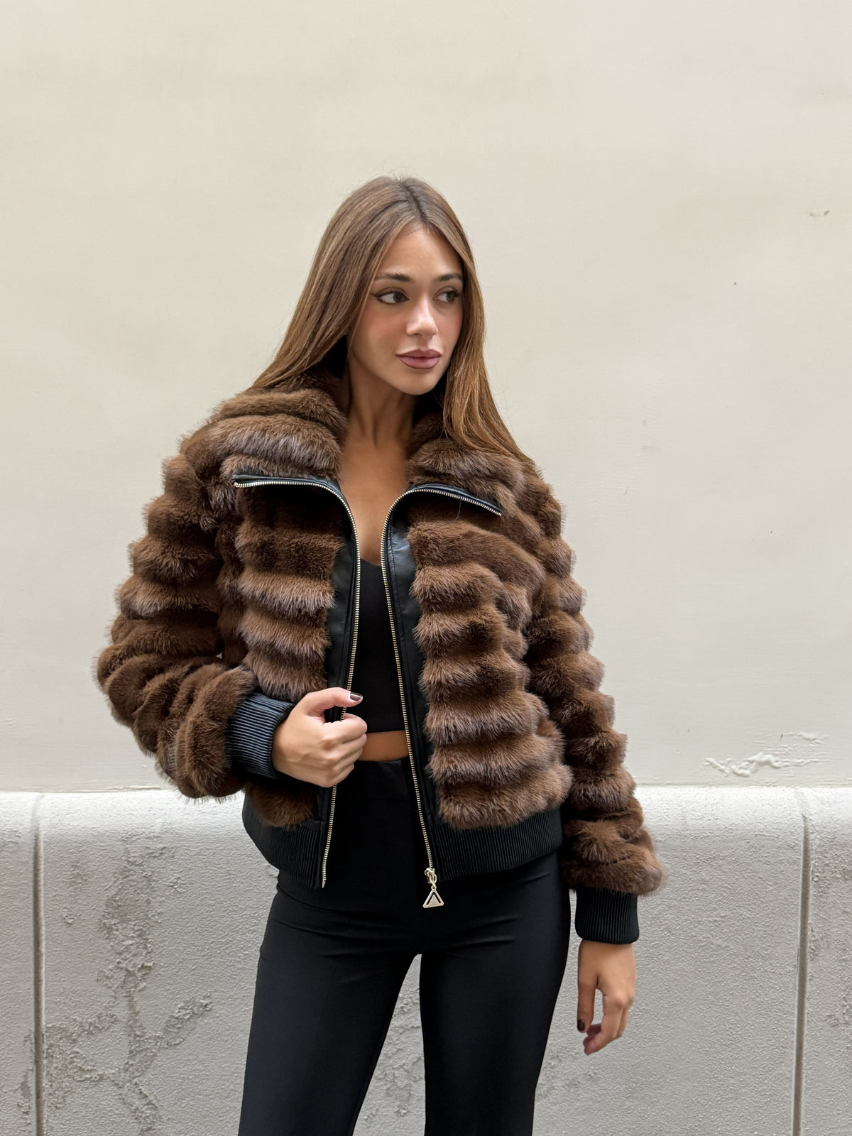 Bomber in Pelliccia Silenc L.