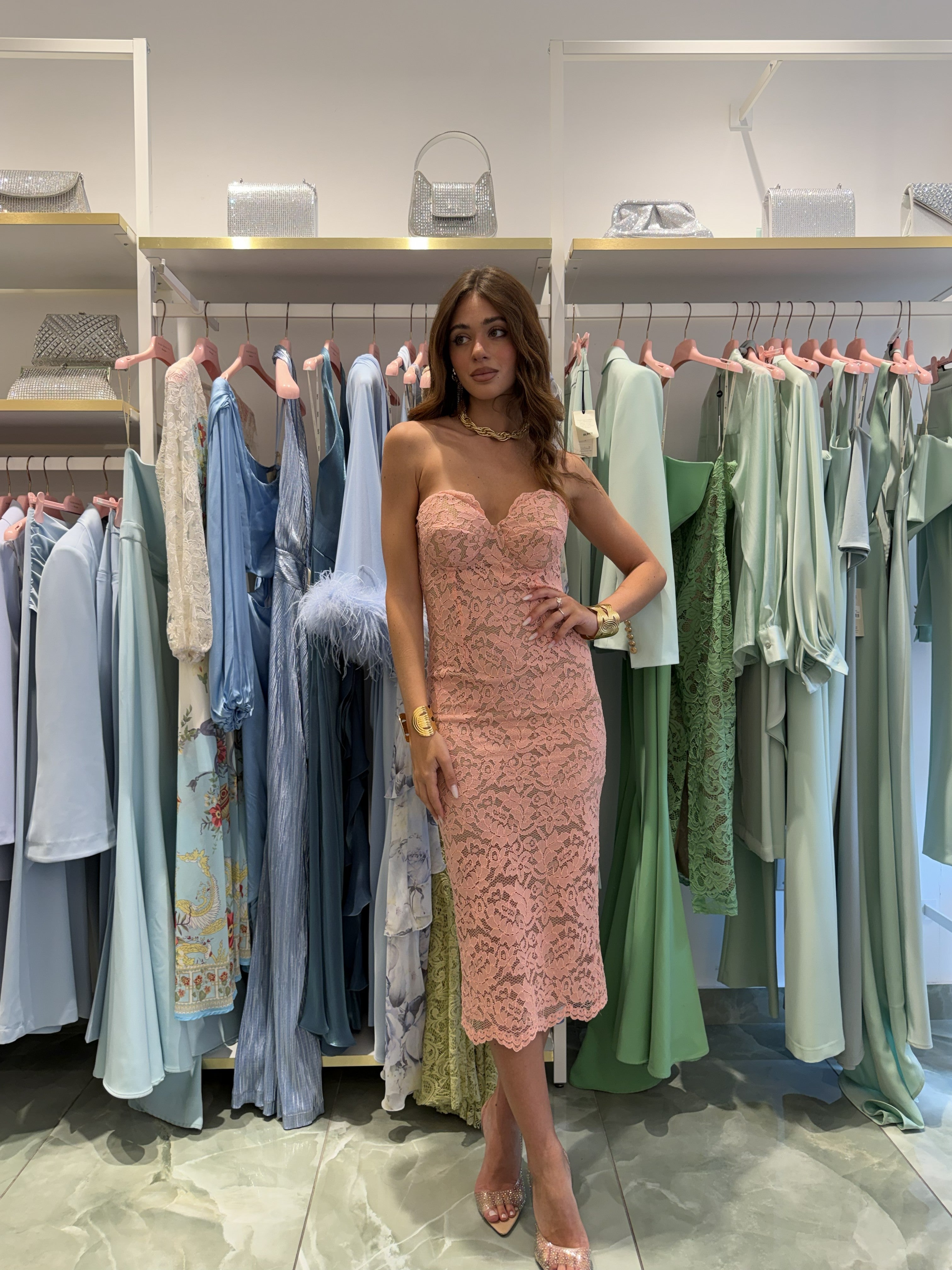 Rose Lace Silhouette