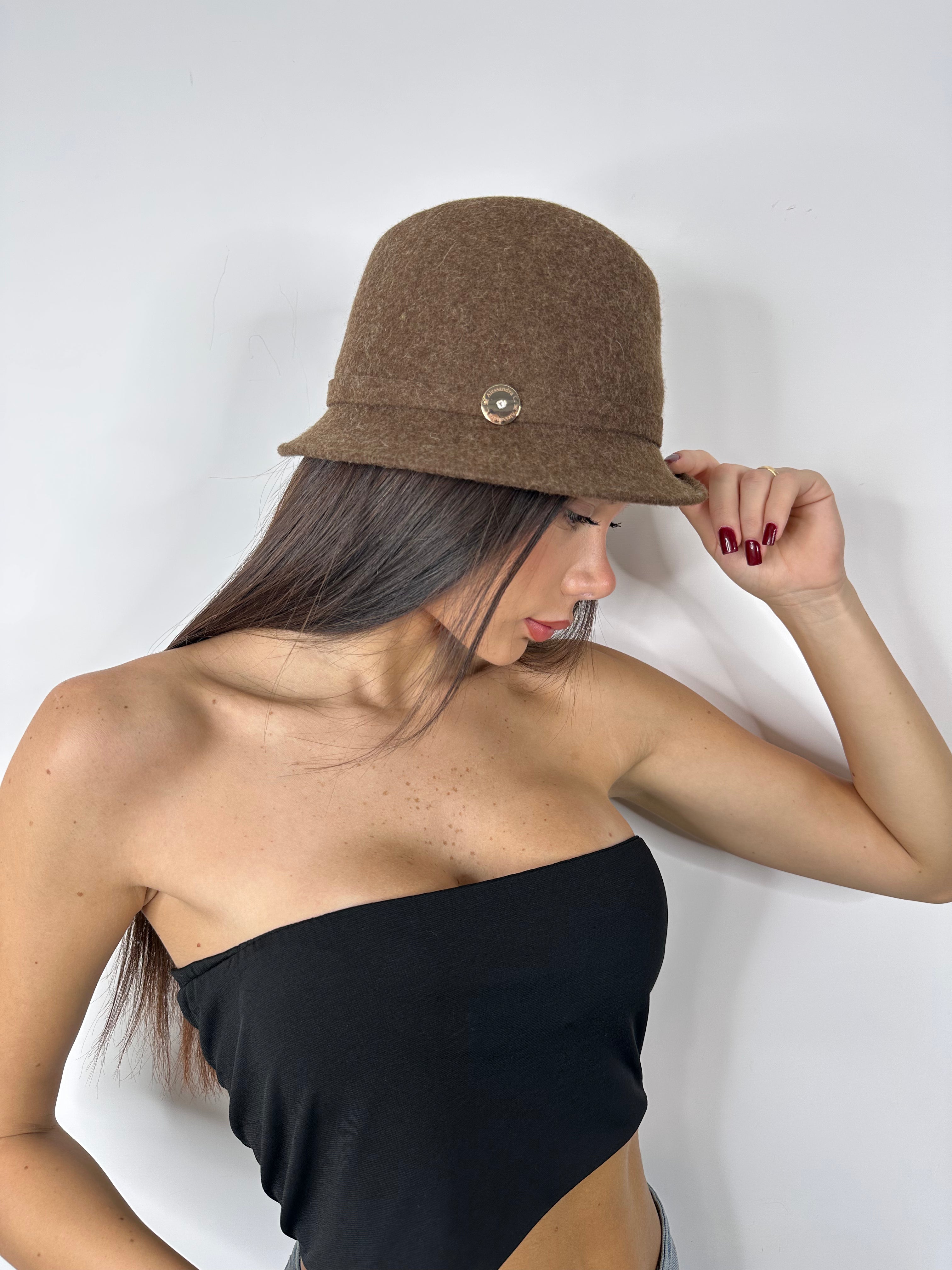 Cappello in feltro Alessandra Cruciani