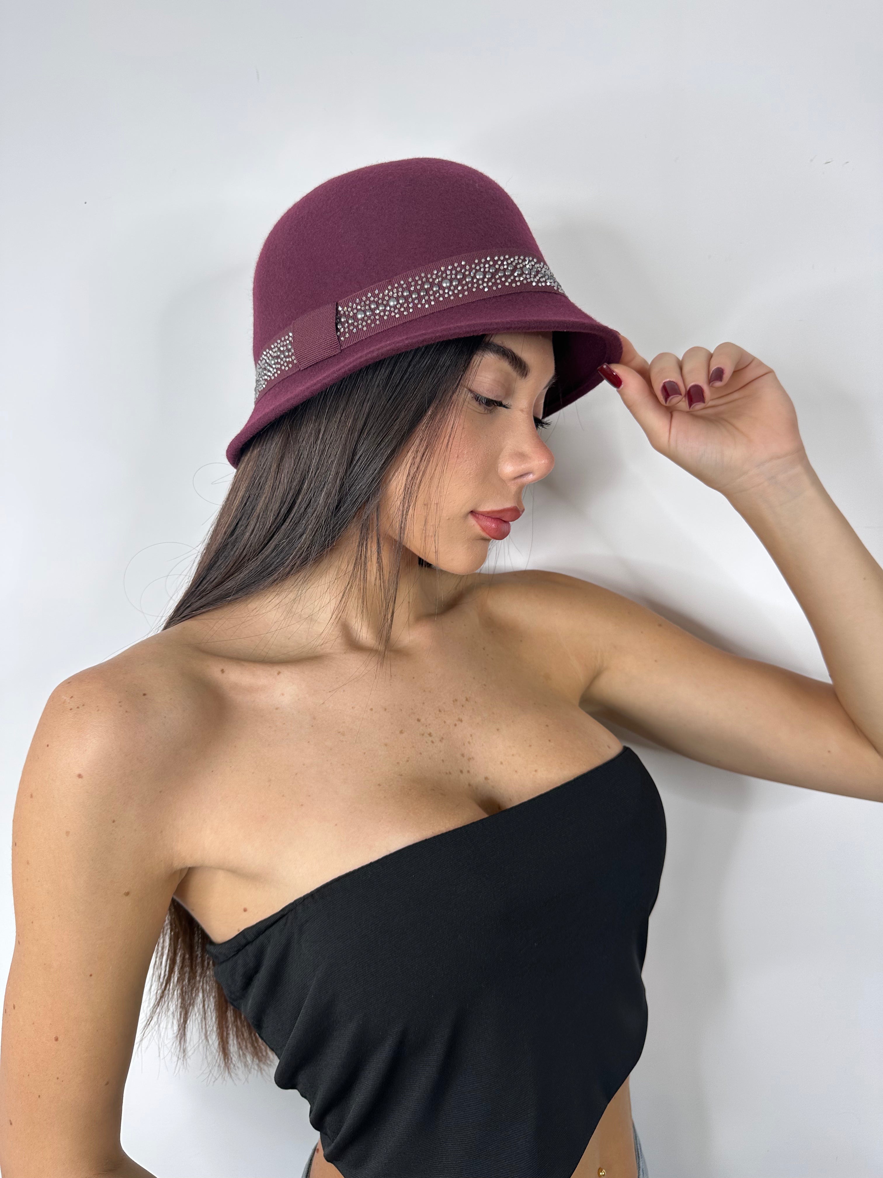 Cappello Cloche Alessandra Cruciani
