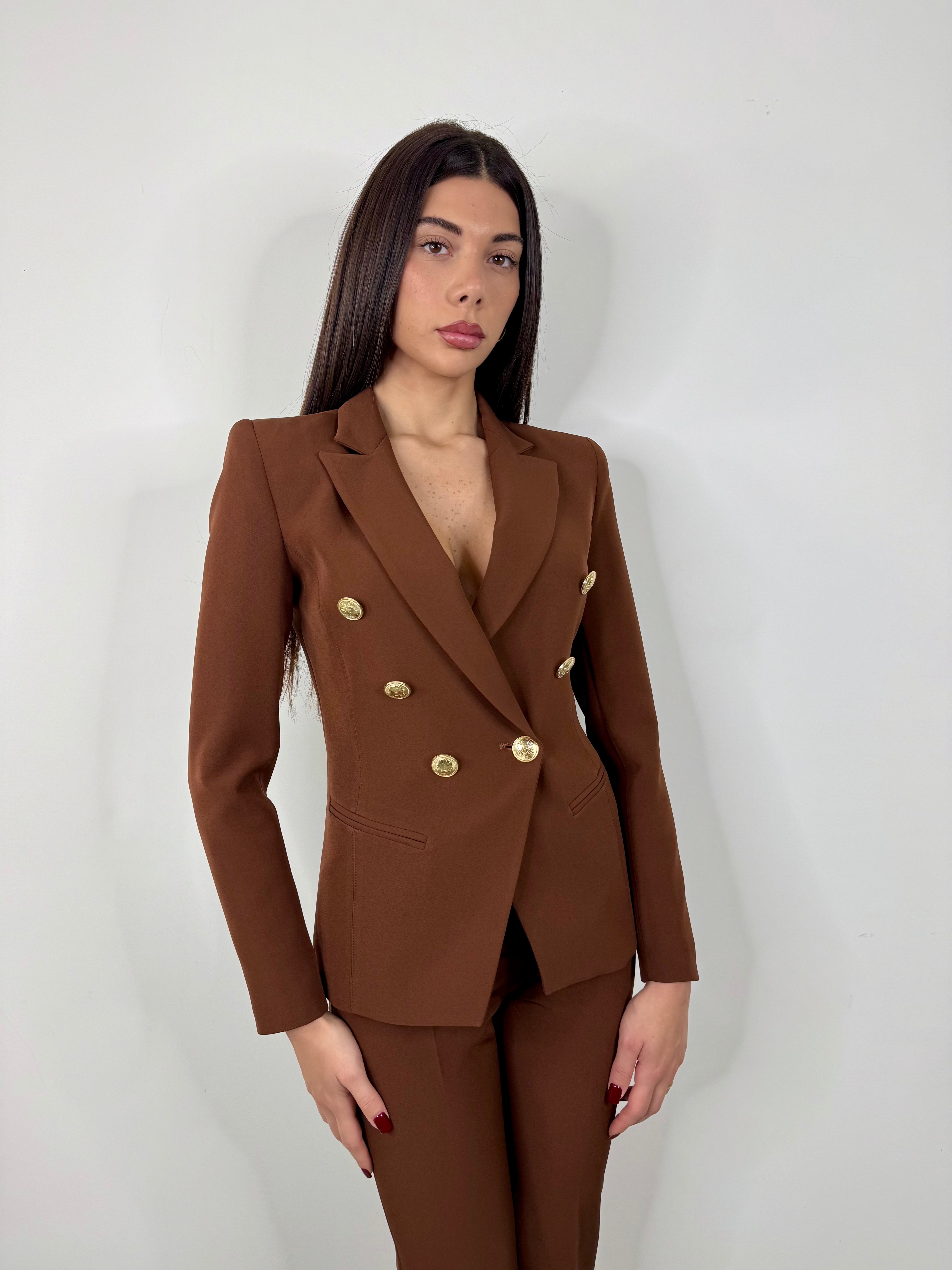 Tailleur Libra Marrone