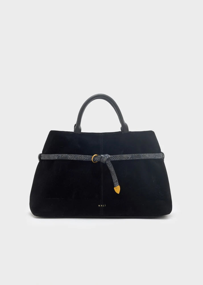 Borsa Melissa con dettagli in pitone