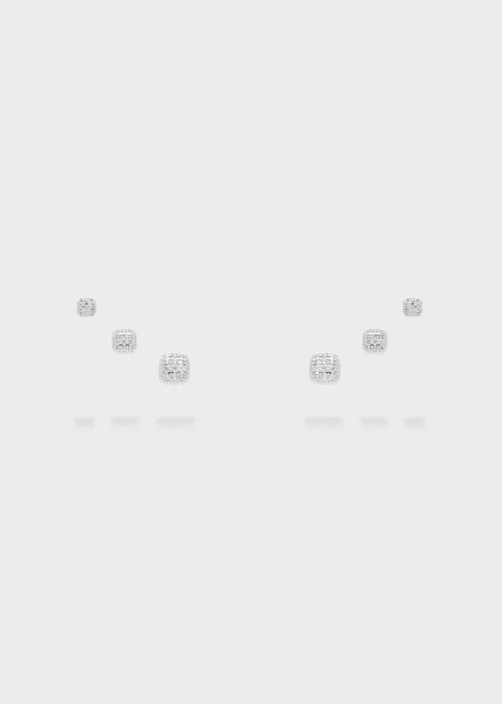 Set orecchini Cuchion con pietre