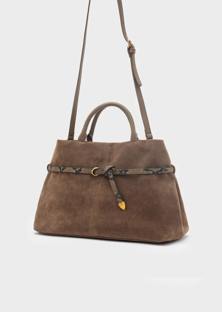 Borsa Melissa con dettagli in pitone