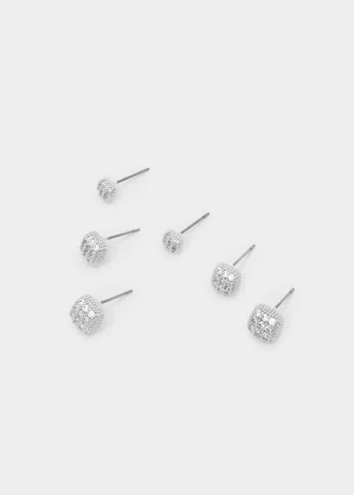 Set orecchini Cuchion con pietre