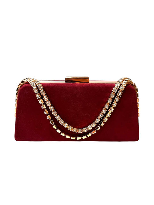 Pochette Diva Velluto Rossa