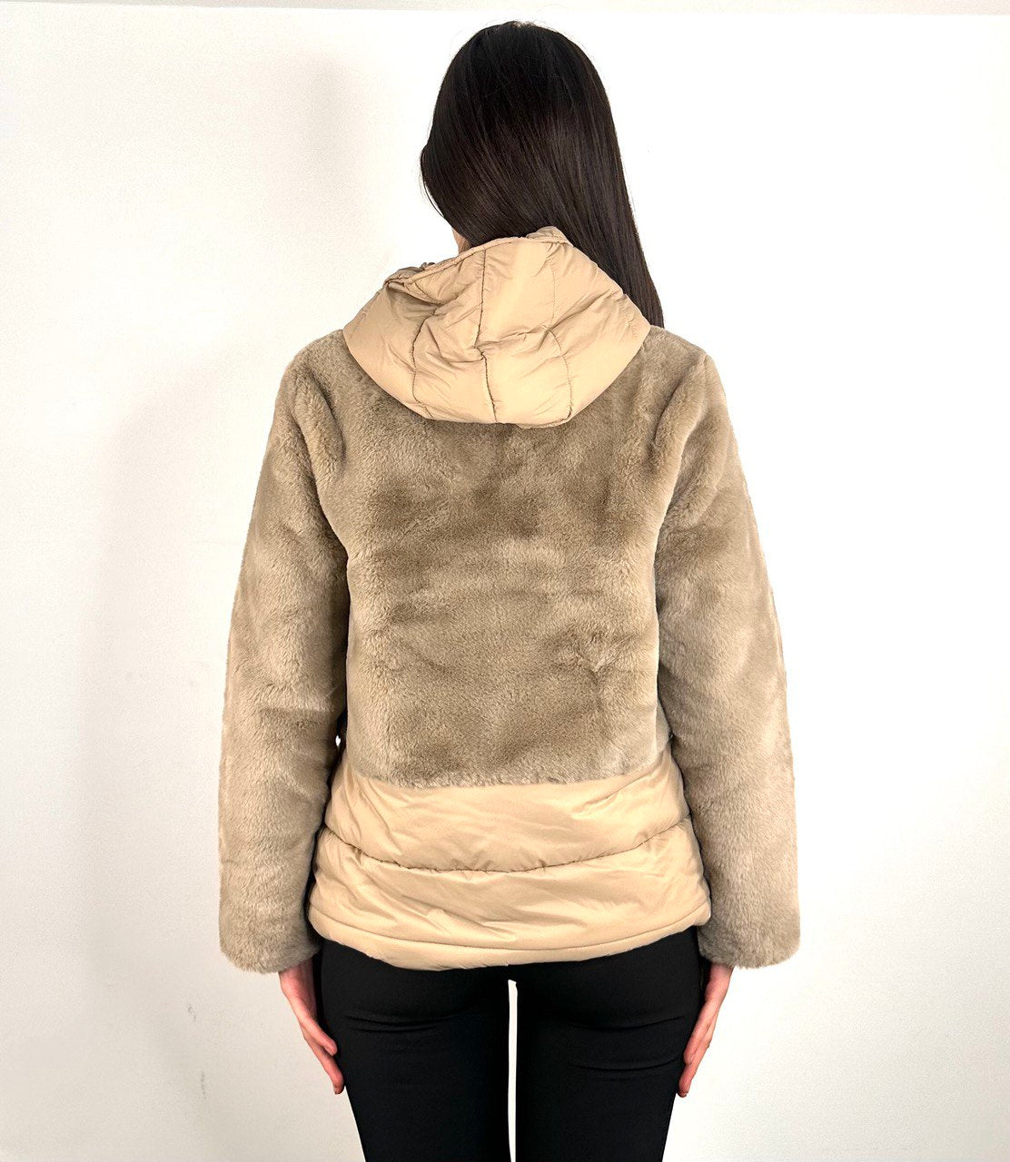 Giacca Muse eco Pelliccia Beige