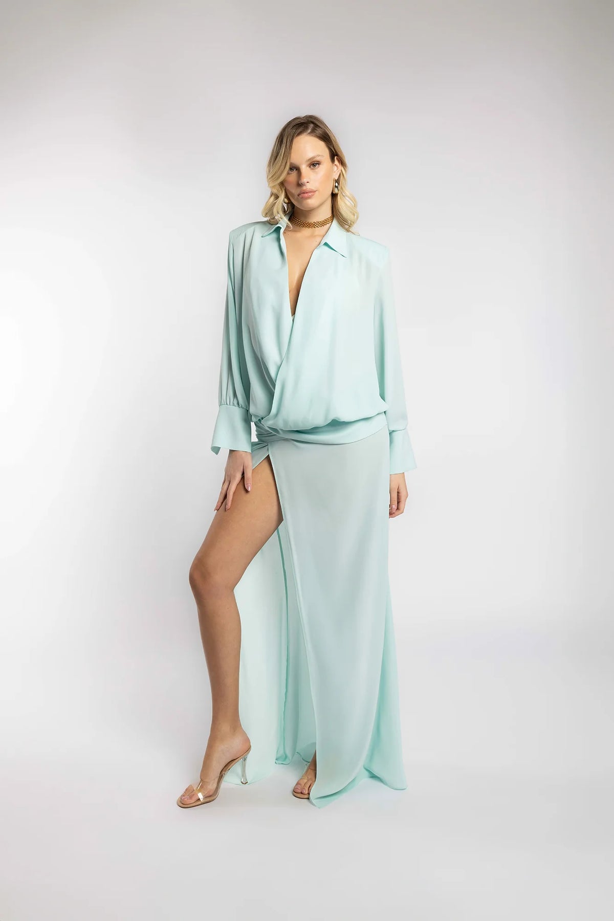 Aqua mirage dress